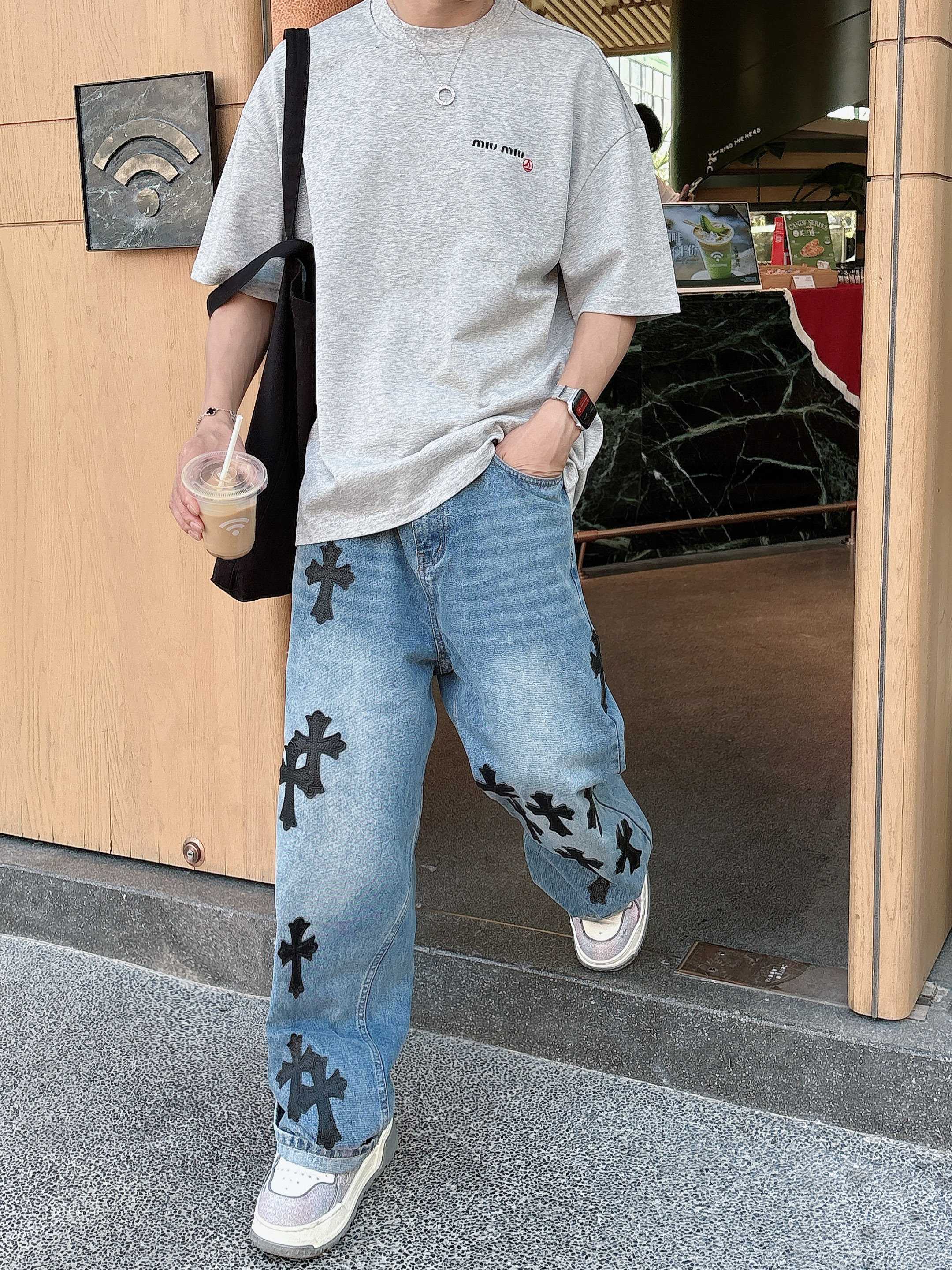 Petit Bateau x Miu Miu 联名 圆领短袖T恤服装,miumiu,男,女 8