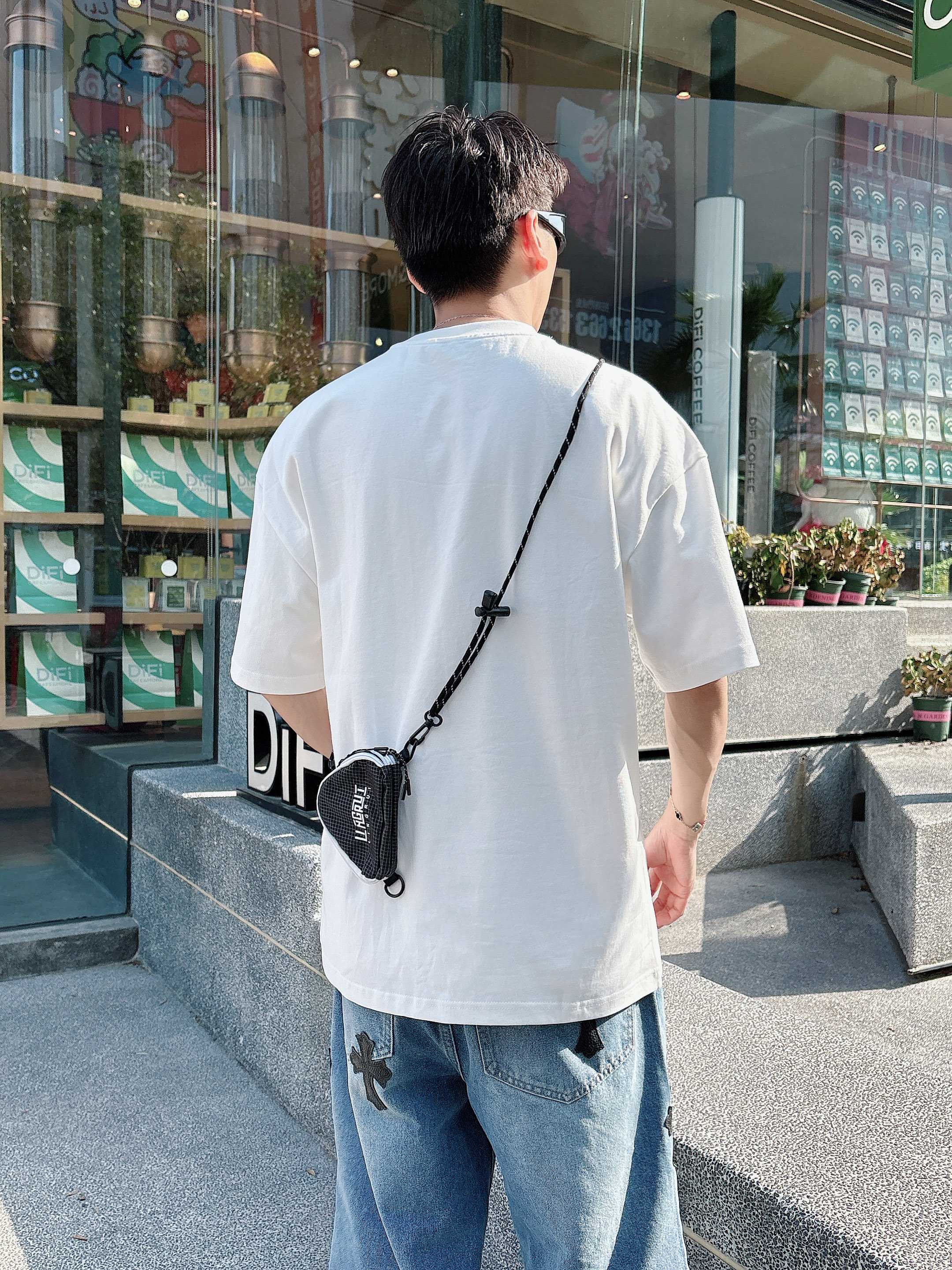 Petit Bateau x Miu Miu 联名 圆领短袖T恤服装,miumiu,男,女 2