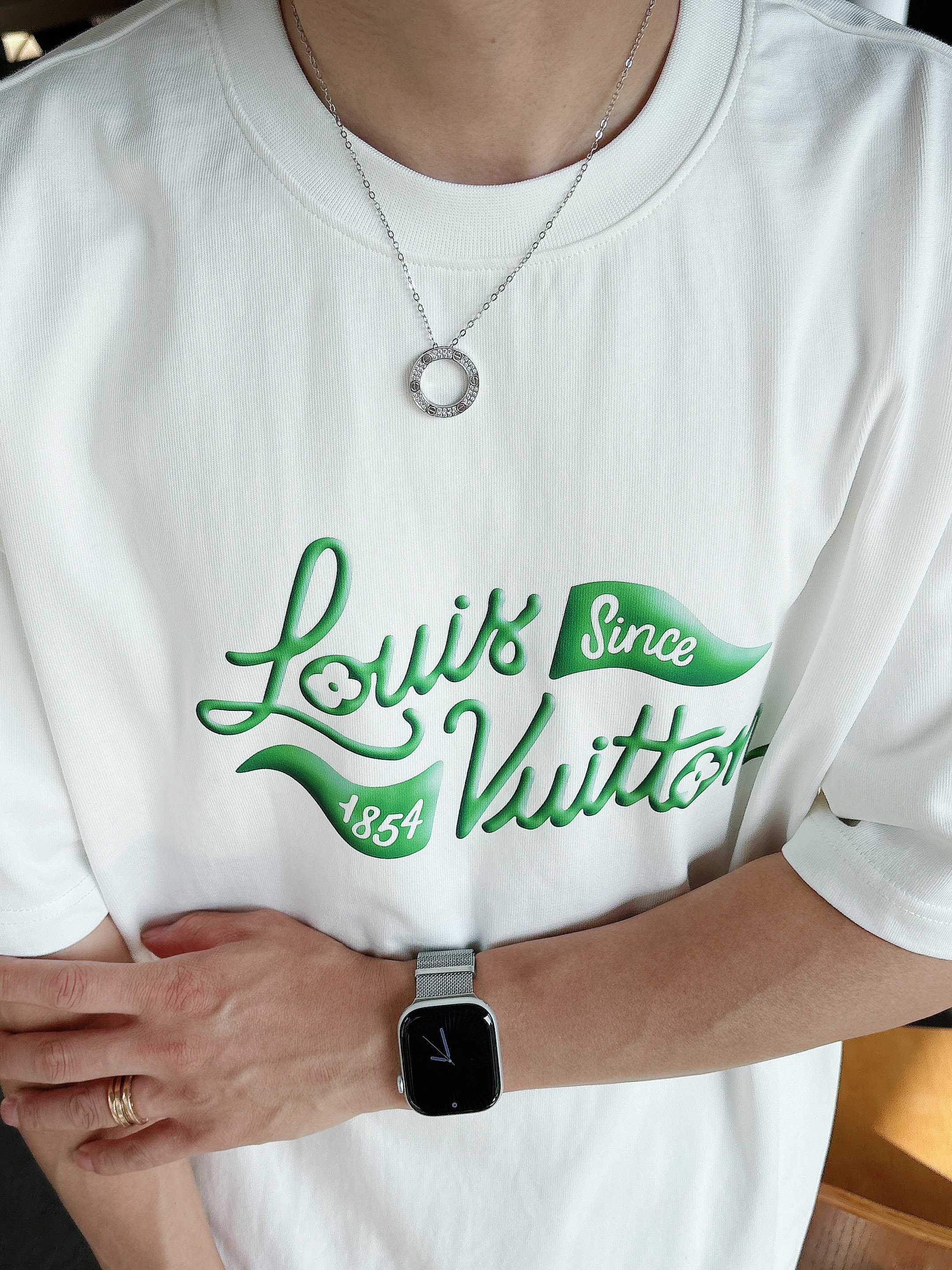 LV 高尔夫系列 圆领短袖T恤服装,lv,男,女 5