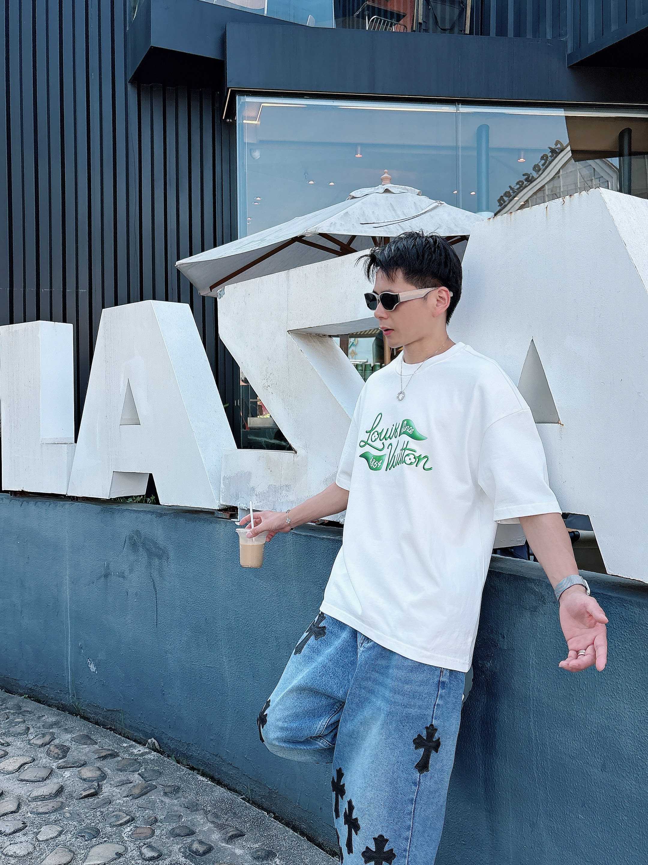 LV 高尔夫系列 圆领短袖T恤服装,lv,男,女 7