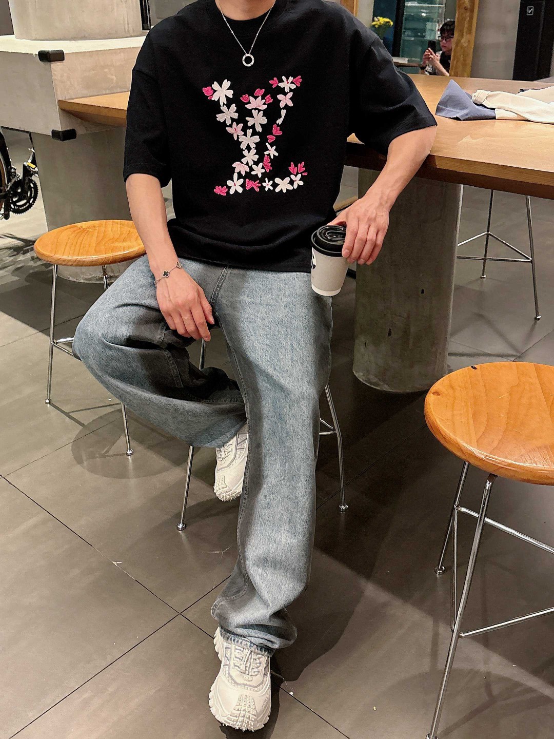 LV 25SS秀场联名 短袖T恤服装,lv,男,女 9