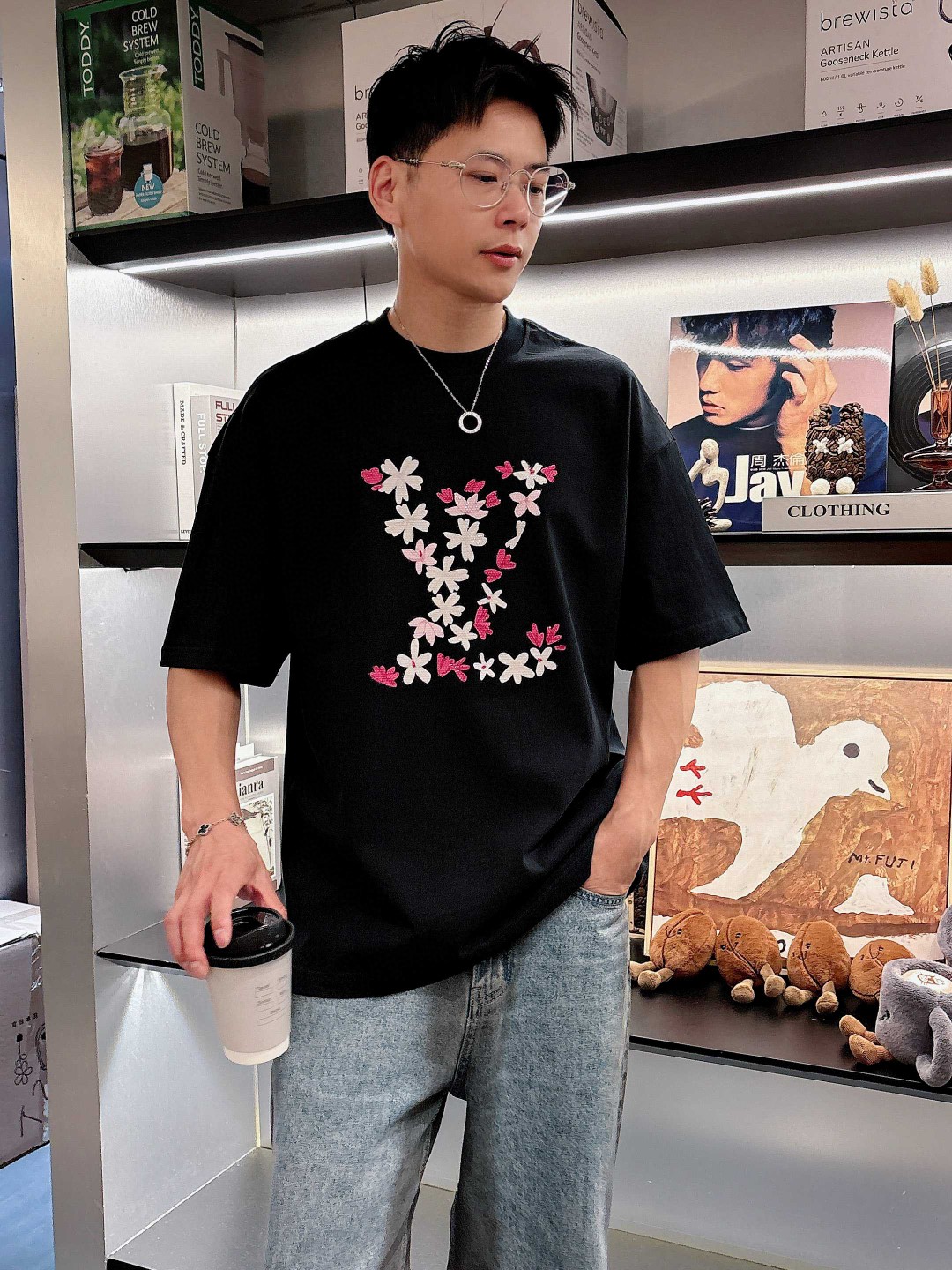 LV 25SS秀场联名 短袖T恤服装,lv,男,女 8