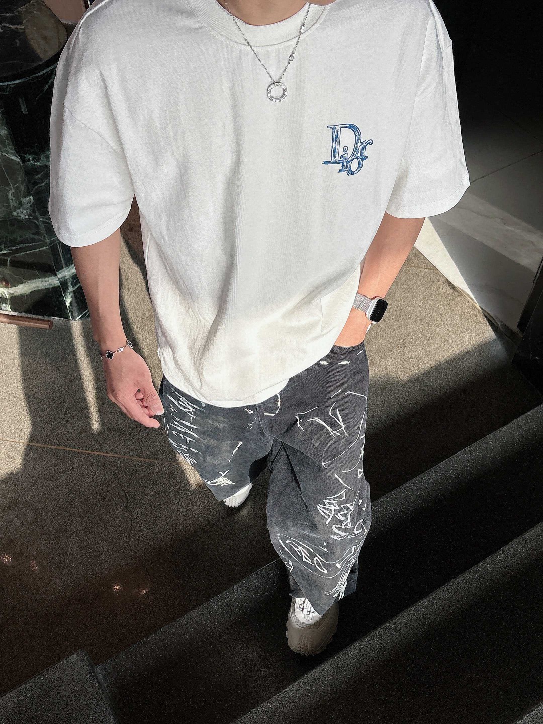 Dior 25SS秀场联名 短袖T恤服装,男,女,dior 5