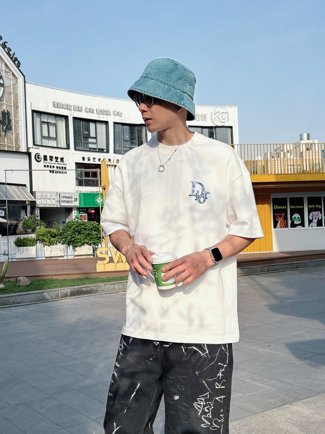 Dior 25SS秀场联名 短袖T恤服装,男,女,dior 3