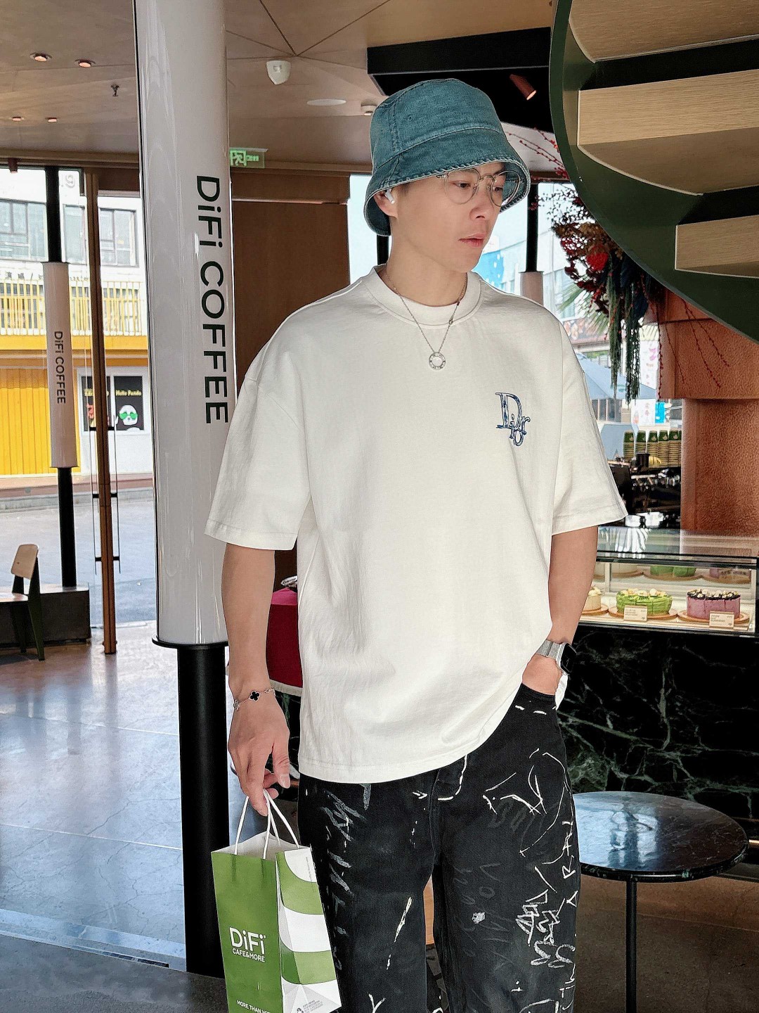 Dior 25SS秀场联名 短袖T恤服装,男,女,dior 6