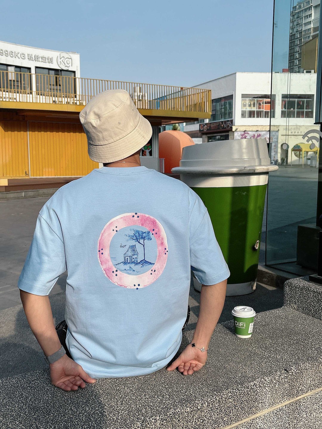 Dior 25SS秀场联名 短袖T恤服装,男,女,dior 5