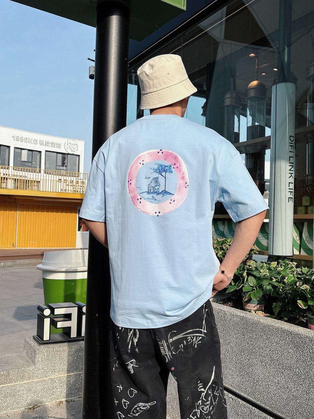 Dior 25SS秀场联名 短袖T恤服装,男,女,dior 4