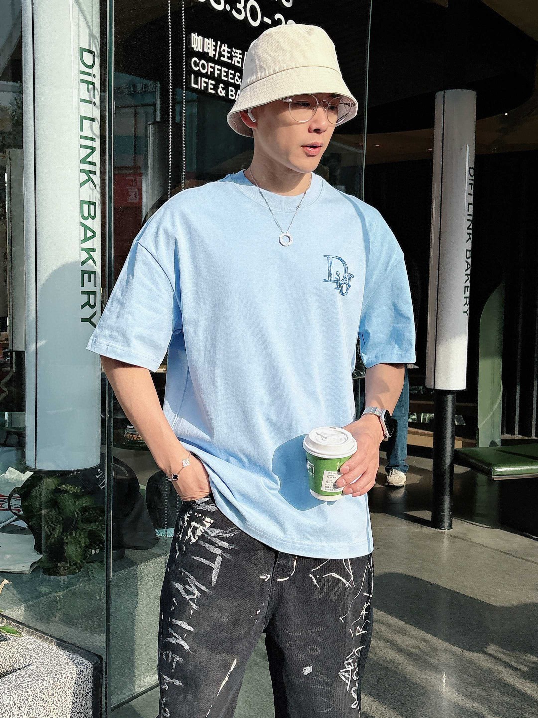 Dior 25SS秀场联名 短袖T恤服装,男,女,dior 7