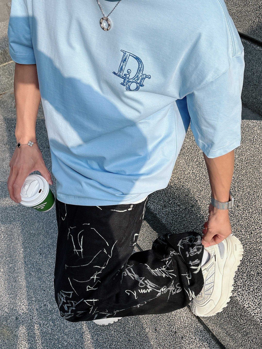 Dior 25SS秀场联名 短袖T恤服装,男,女,dior 9