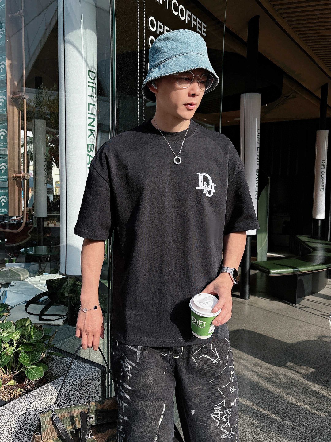 Dior 25SS秀场联名 短袖T恤服装,男,女,dior 3