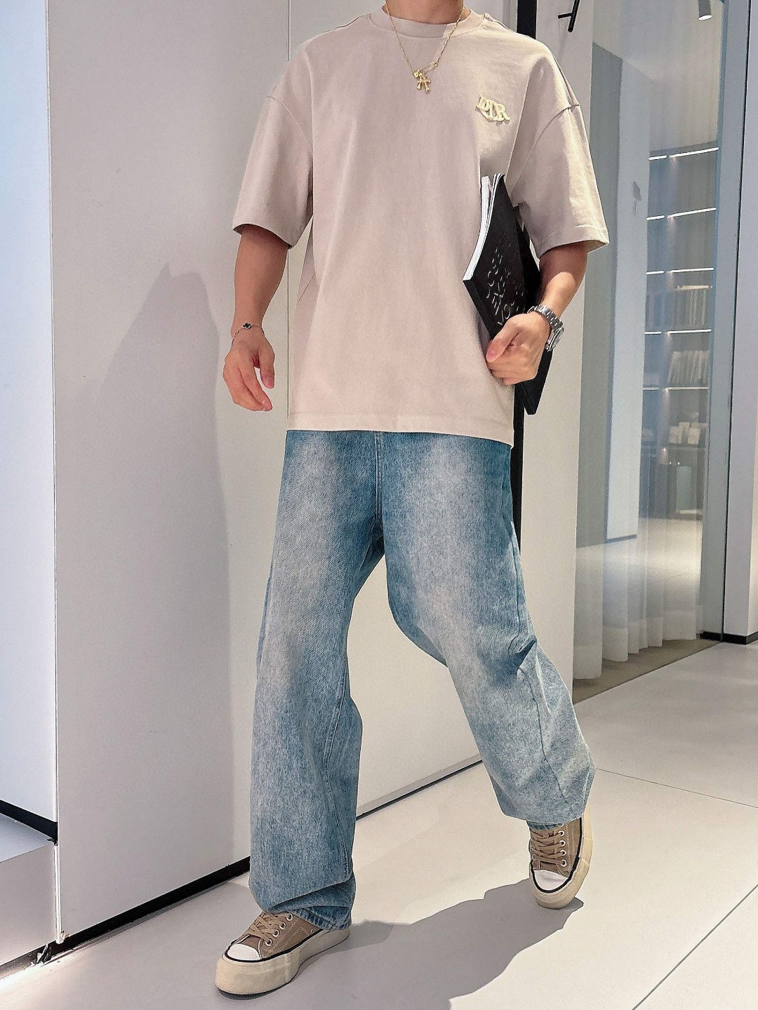 Dior 25SS T恤服装,男,女,dior 4