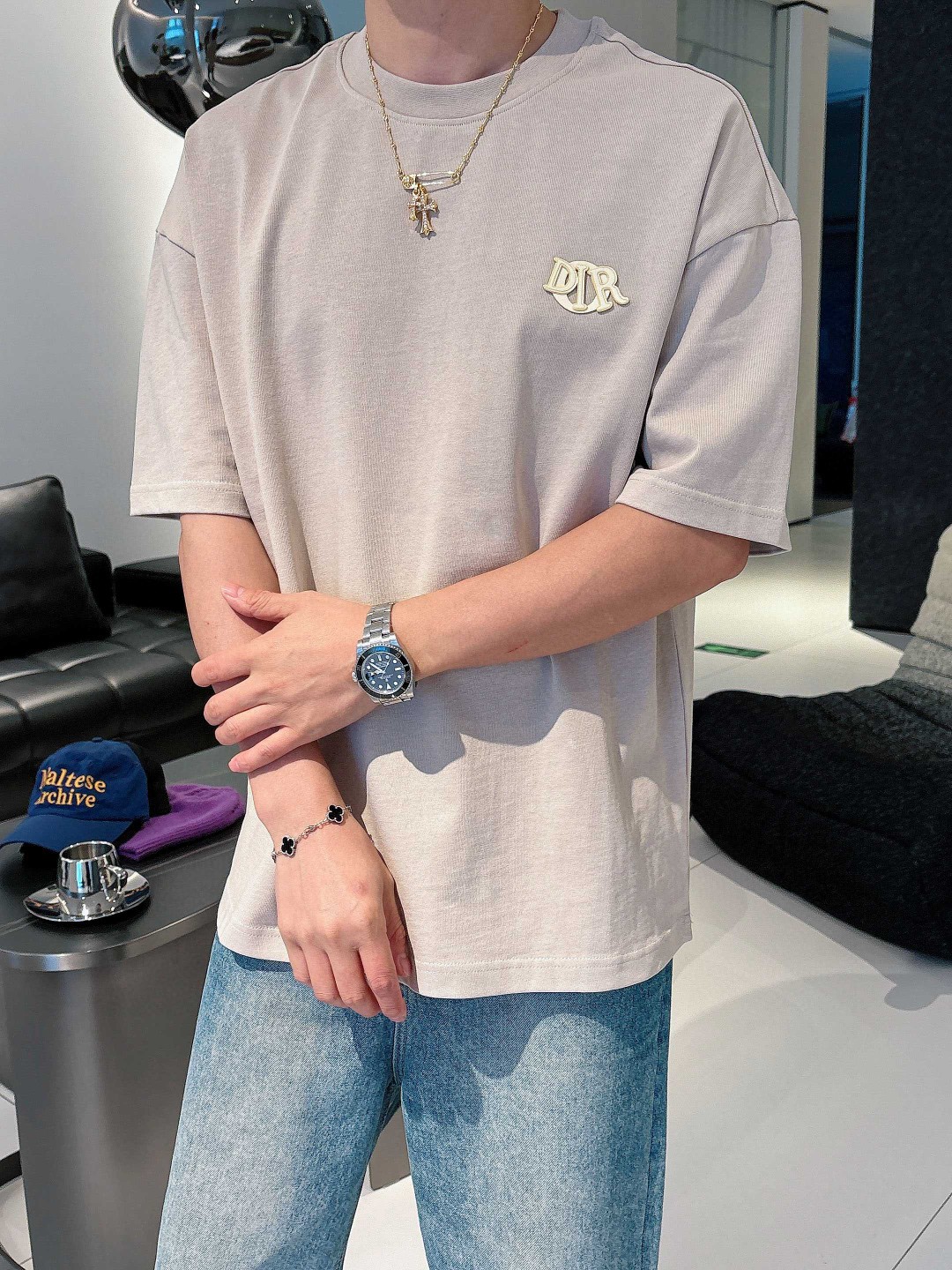 Dior 25SS T恤服装,男,女,dior 8