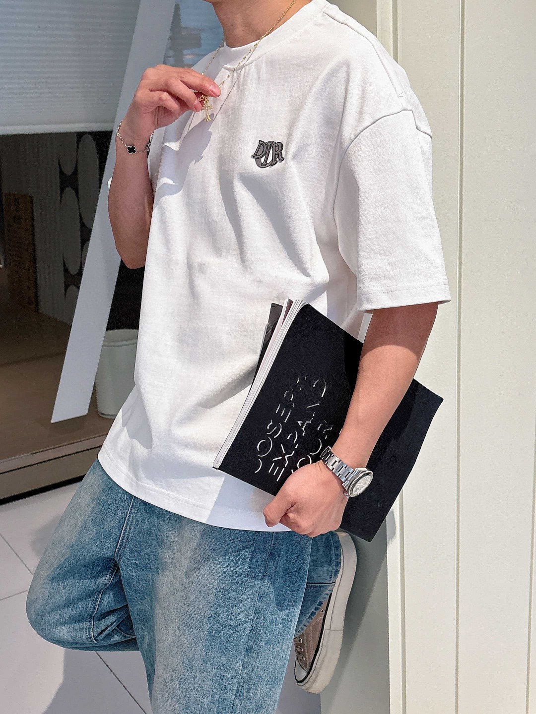 Dior Charm T恤服装,男,女,dior 3