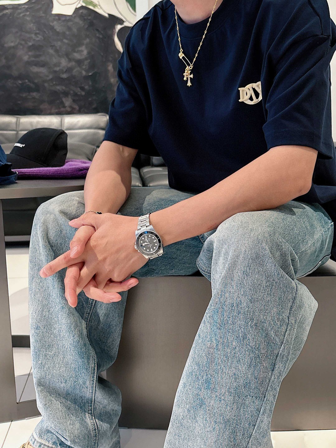 Dior Charm T恤服装,男,女,dior 9