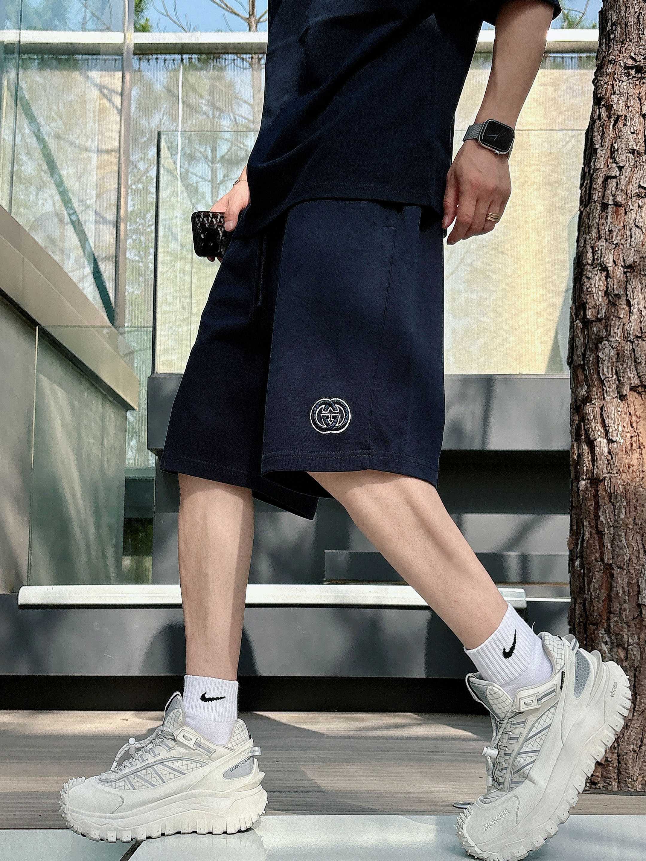Gucci Heavy Cotton Jersey T-Shirt & Shorts Set - Embroidered Logo 9 a1746886609501 3573