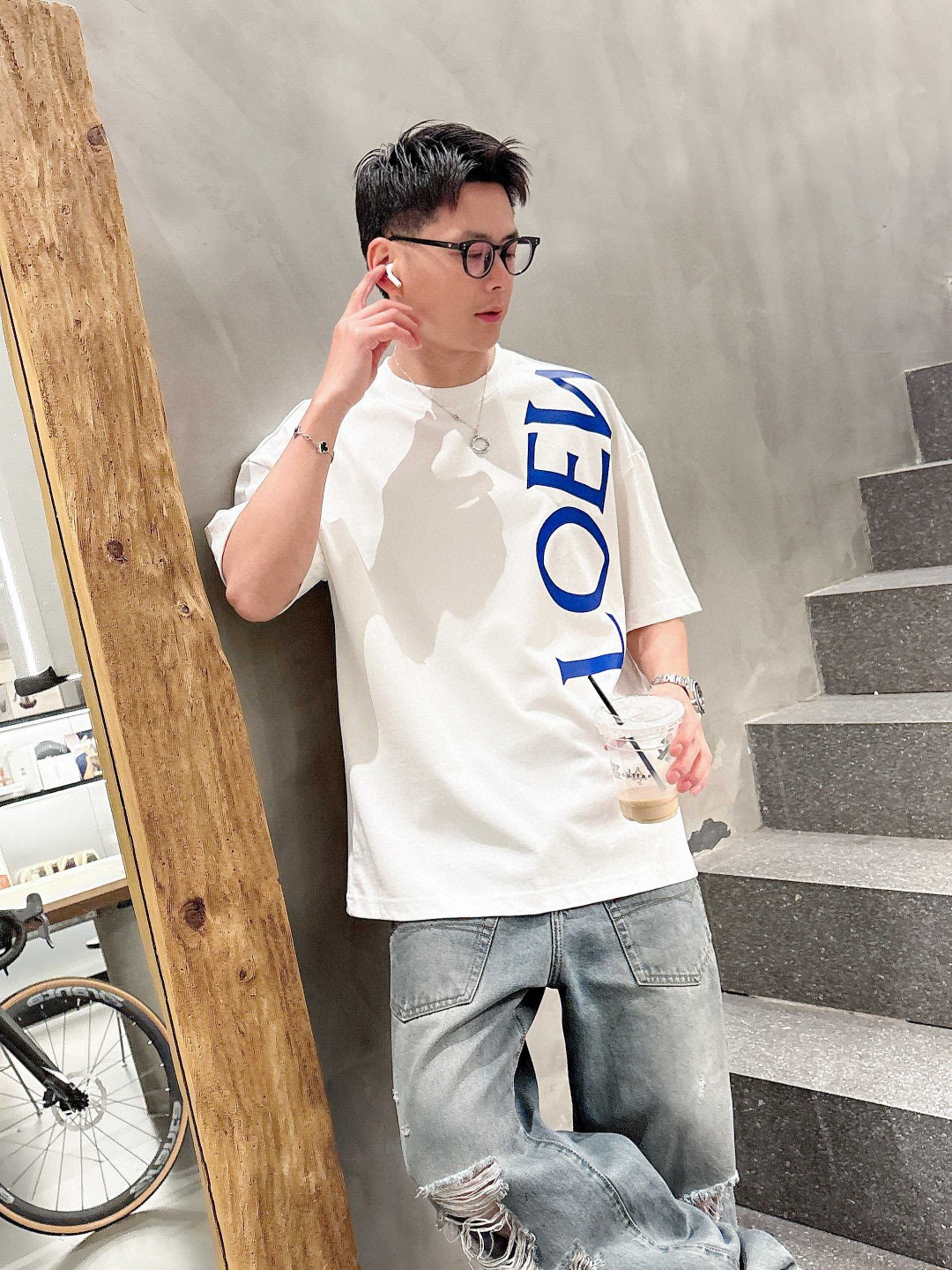 Loewe  T恤服装,男,女,loewe 4