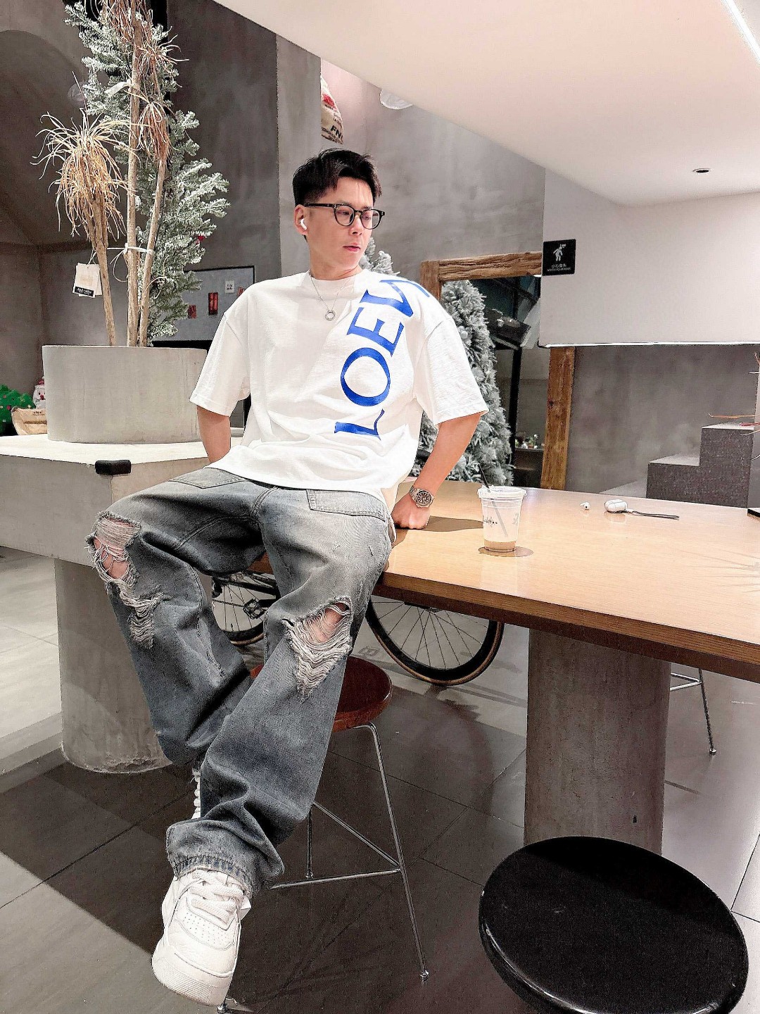 Loewe  T恤服装,男,女,loewe 8