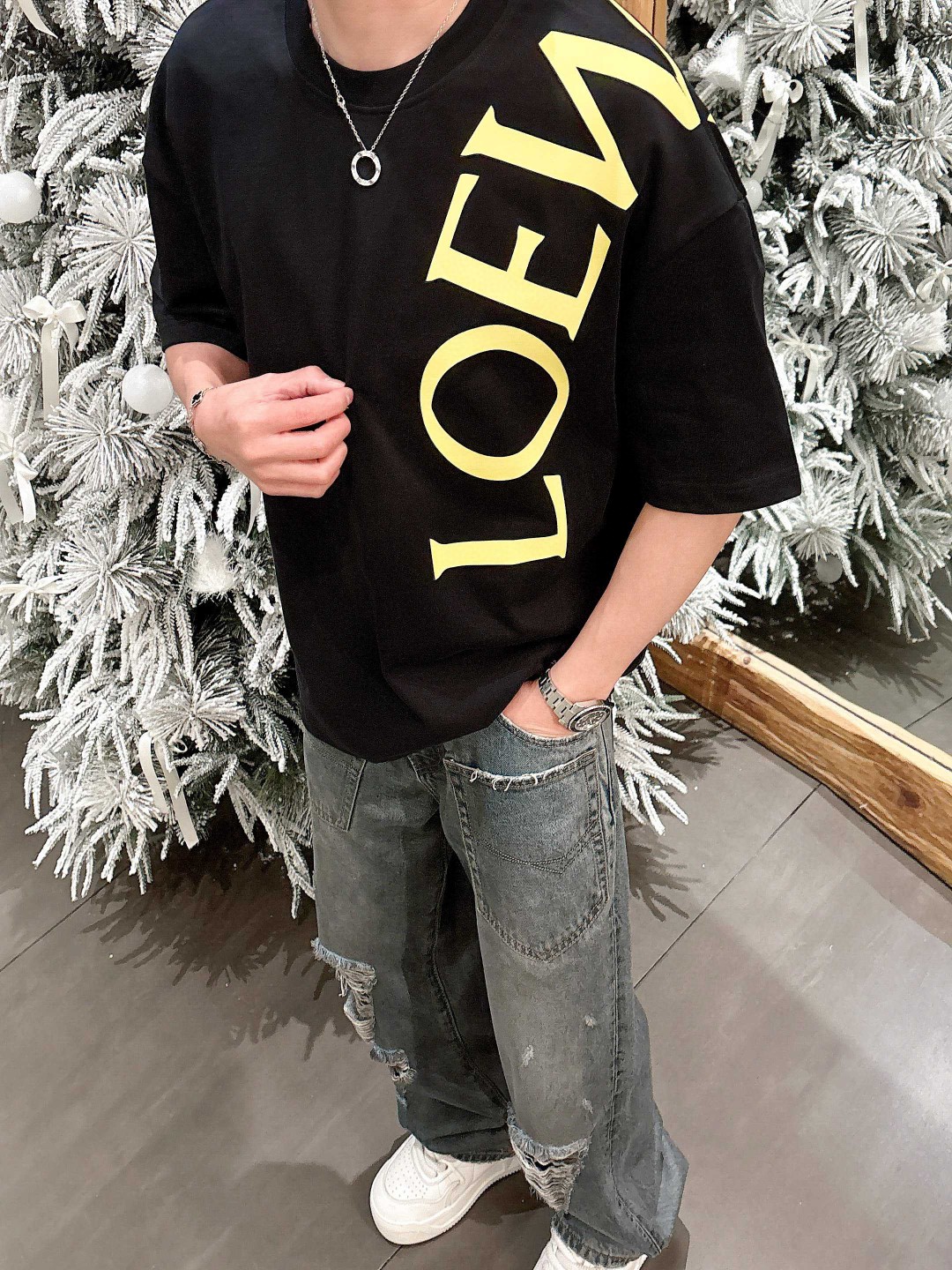 Loewe  T恤服装,男,女,loewe 3