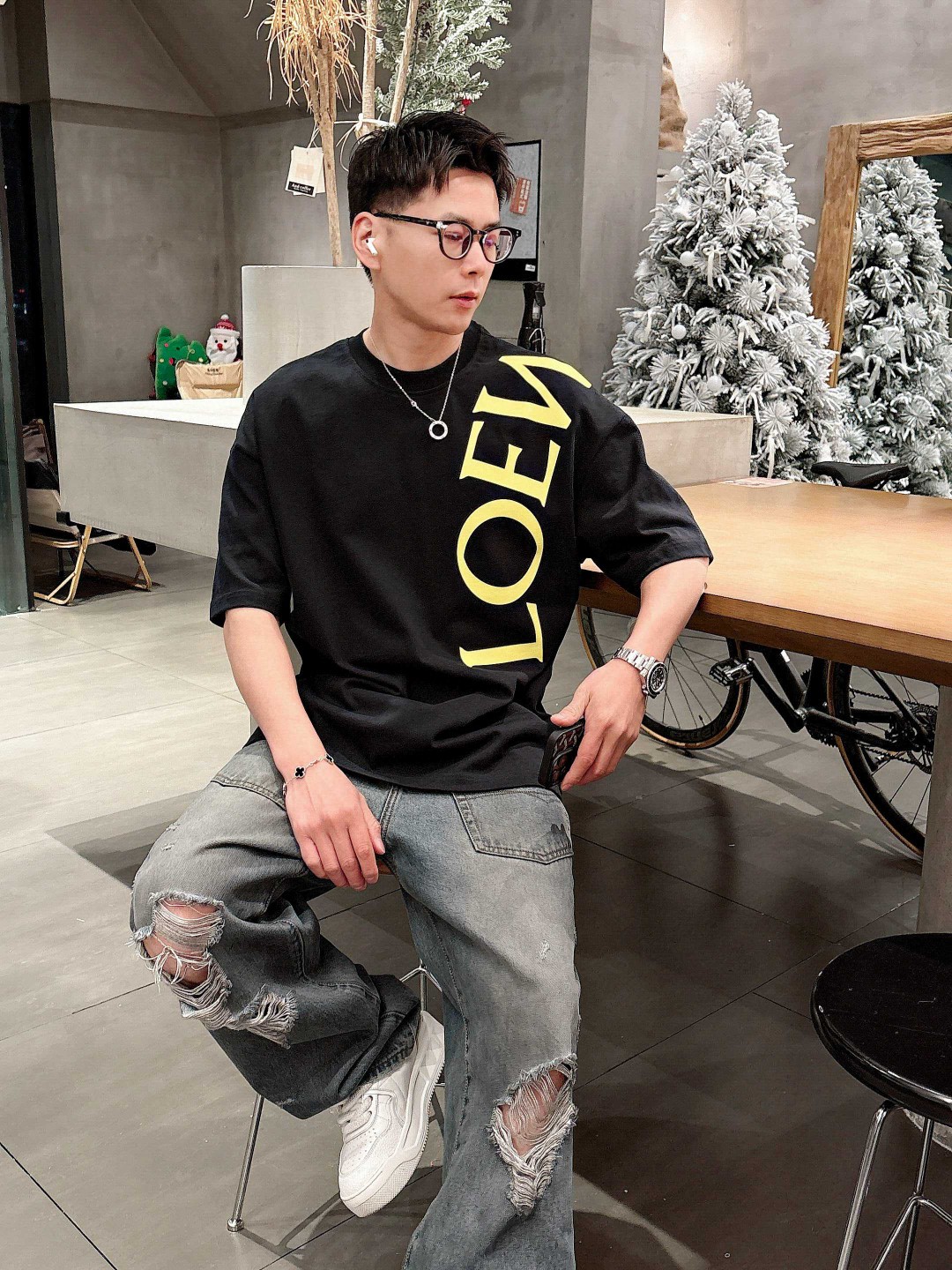 Loewe  T恤服装,男,女,loewe 6