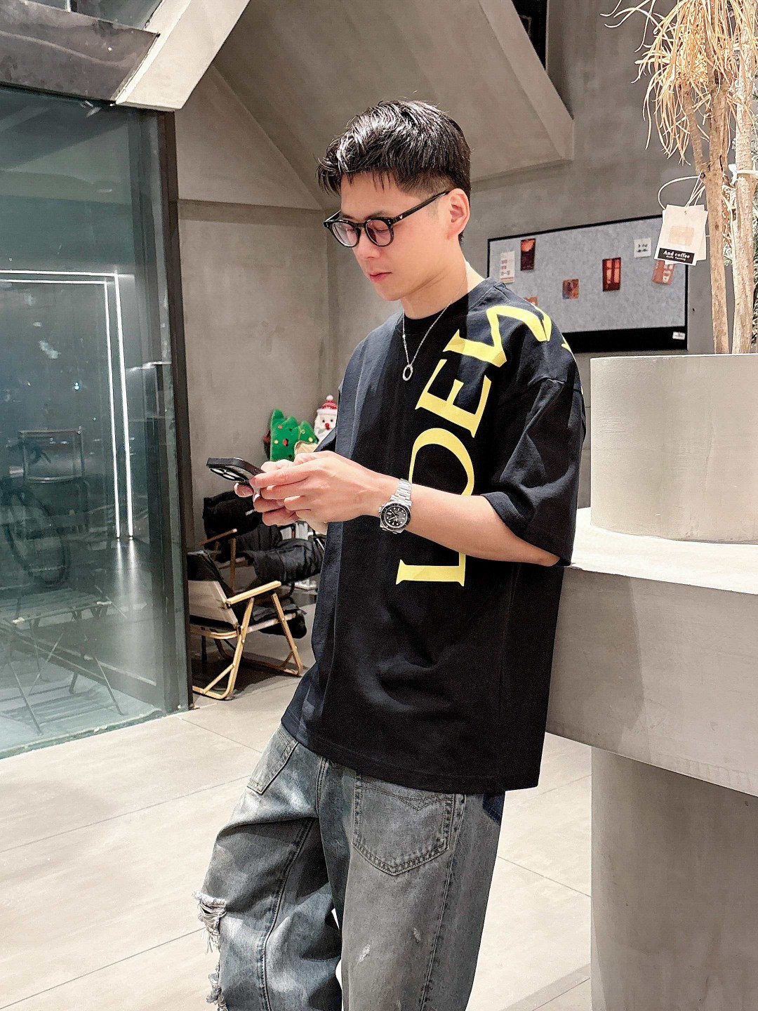 Loewe  T恤服装,男,女,loewe 7