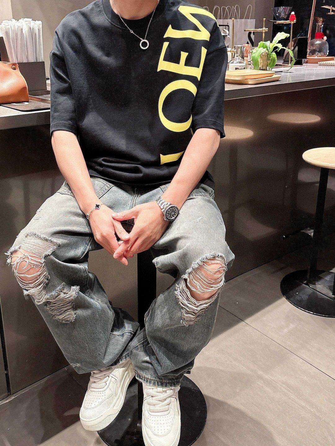 Loewe  T恤服装,男,女,loewe 8