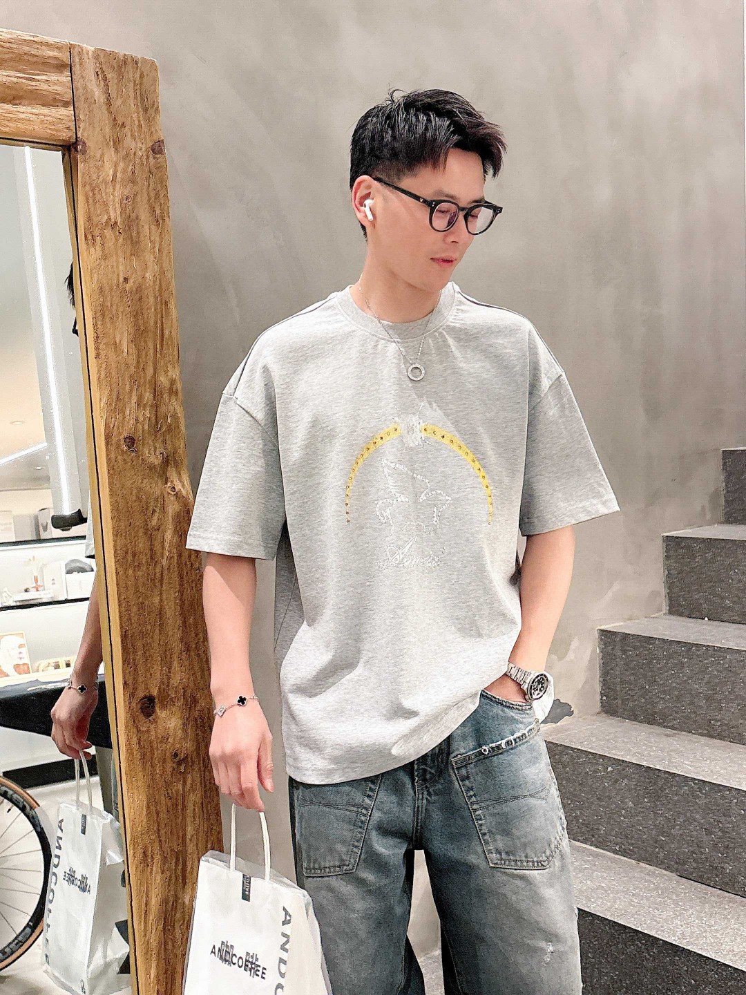 Amiri  T恤ami,服装,男,女 4