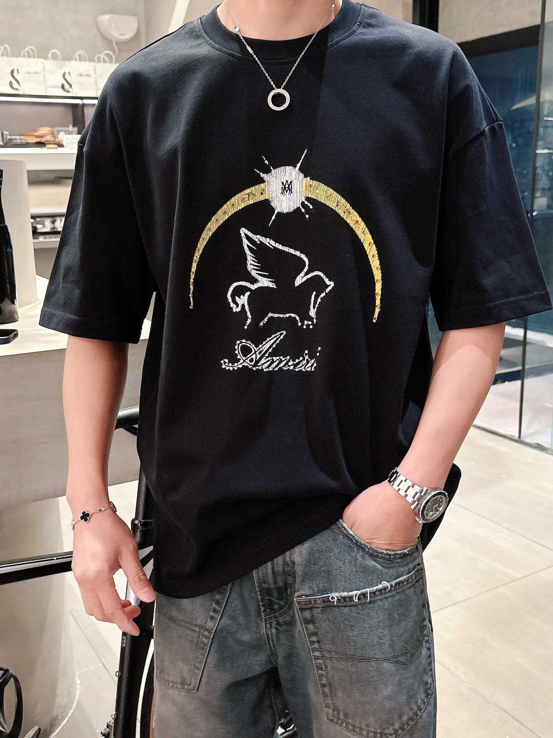 Amiri  T恤ami,服装,男,女 9