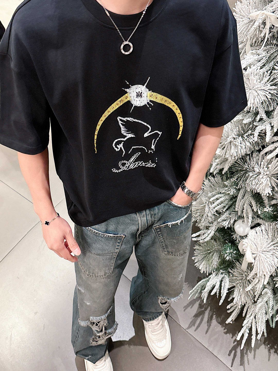 Amiri  T恤ami,服装,男,女 6