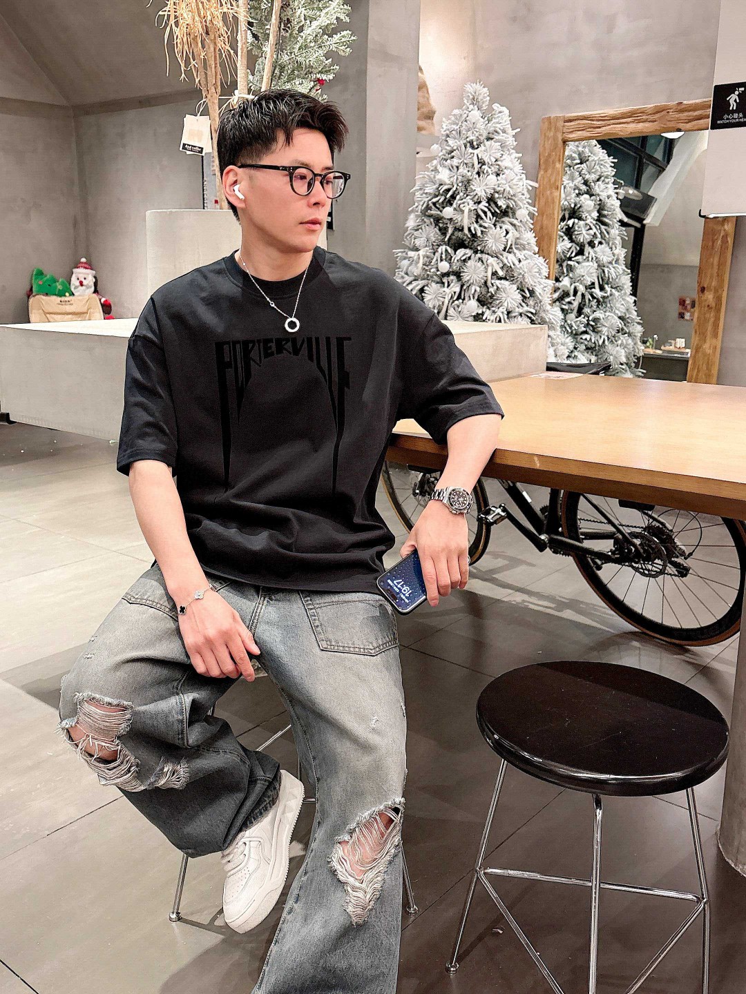 R.O  短袖T恤服装,男,女 9