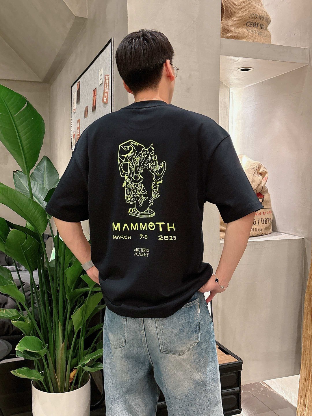 ARC TERYX MAMMOTH 圆领短袖T恤服装,男,女 4