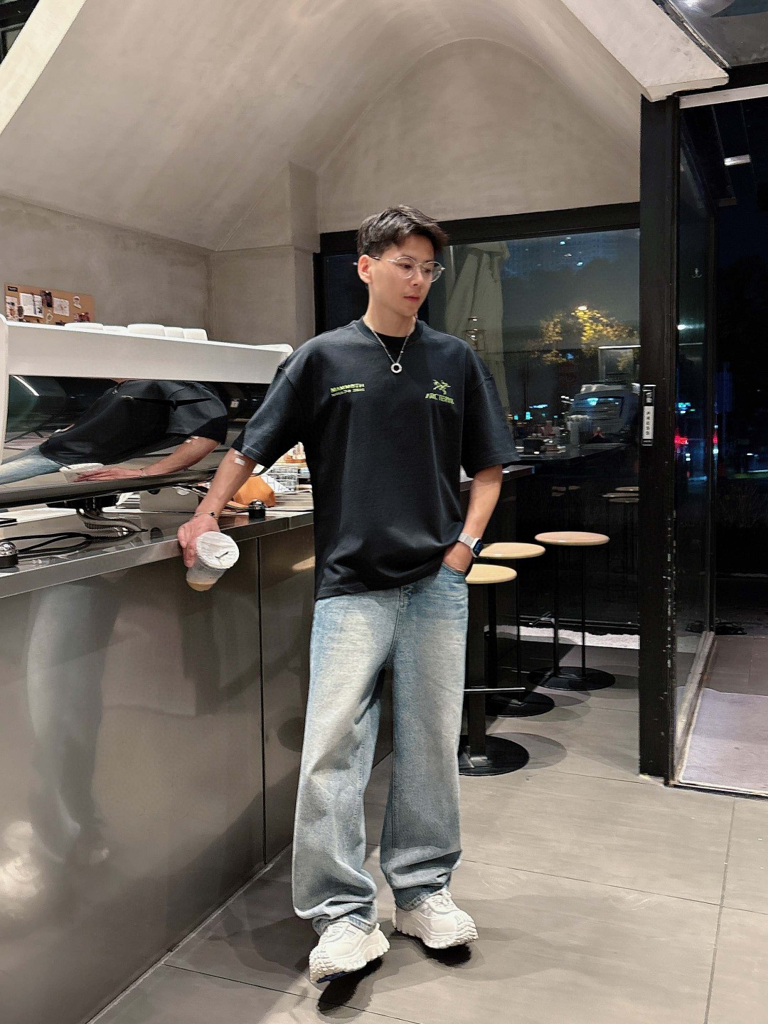 ARC TERYX MAMMOTH 圆领短袖T恤服装,男,女 1