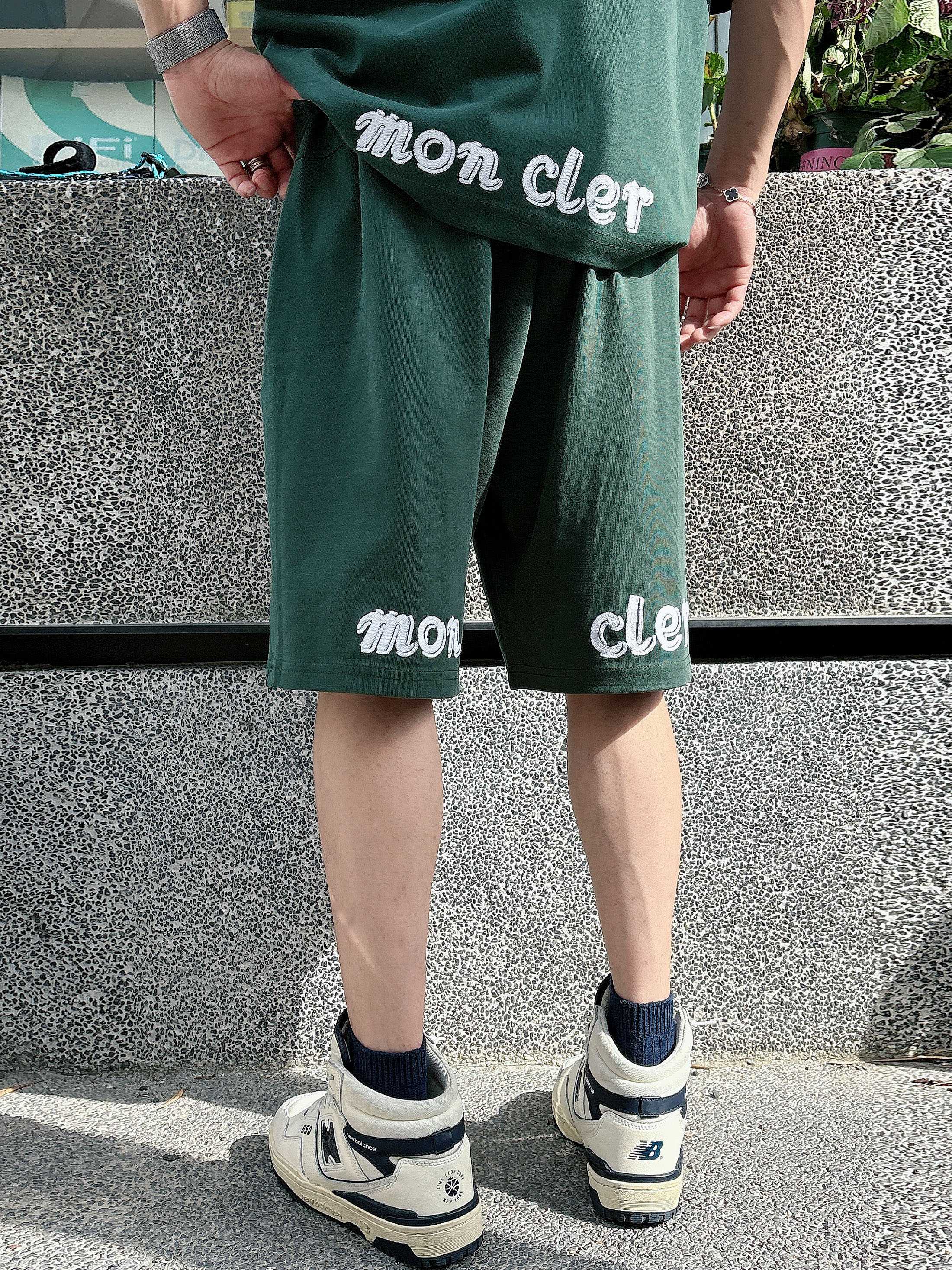 Moncler Heavyweight Embroidered Cotton Tee & Shorts Set - Unisex 6 a1748102841752 0825