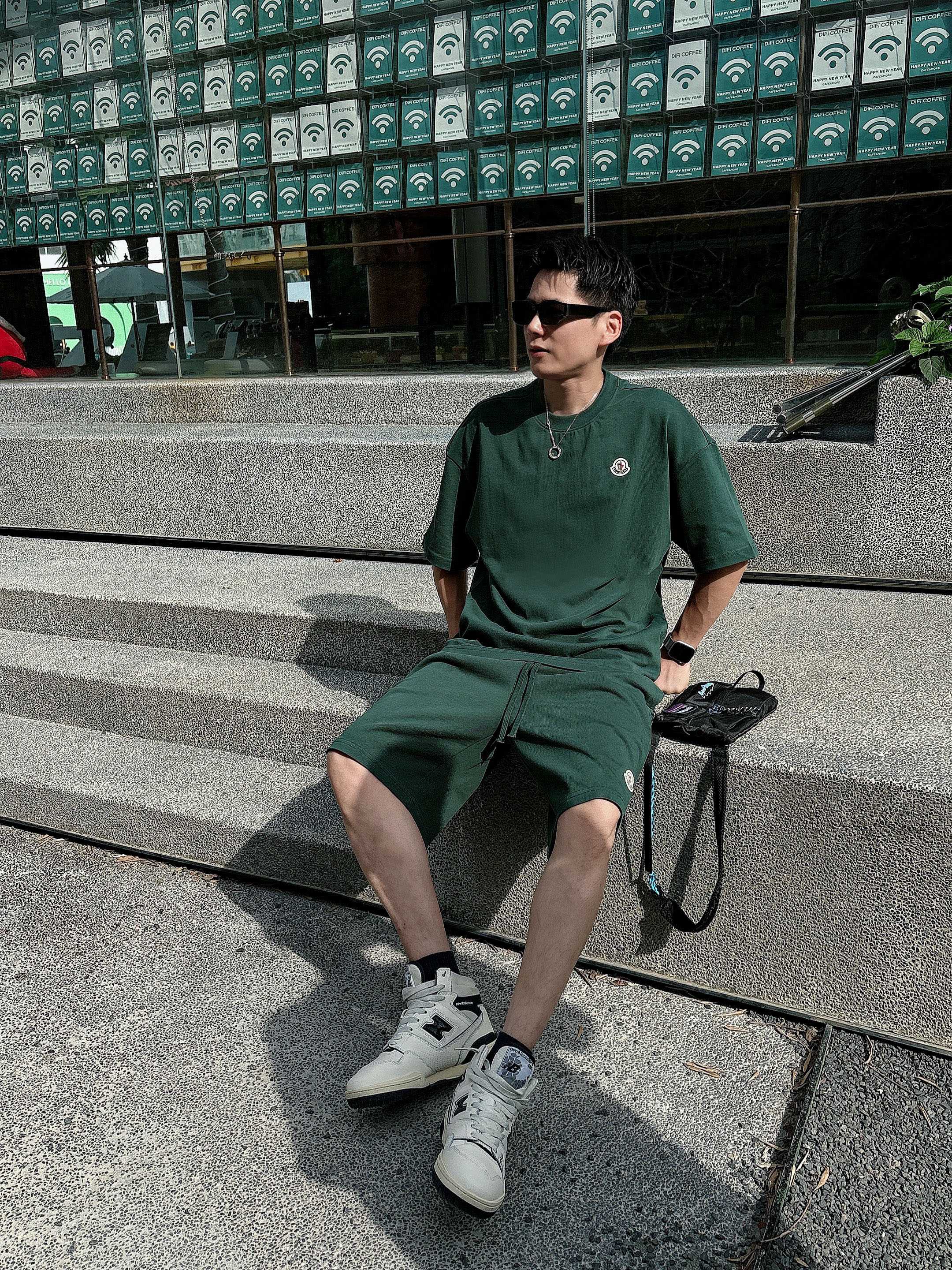 Moncler Heavyweight Cotton Embroidered T-Shirt & Shorts Set - Unisex 6 a1748102862057 6732