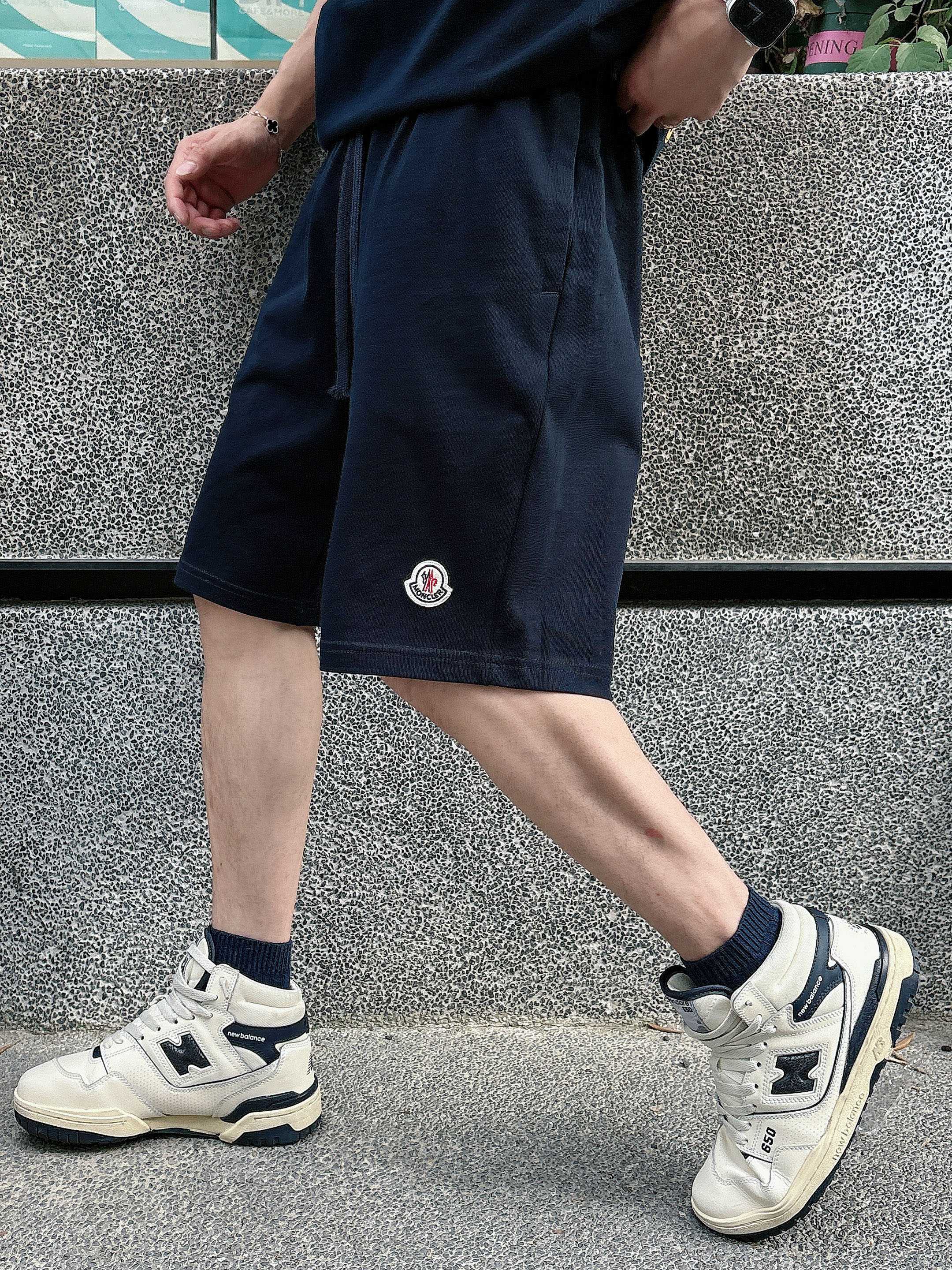 Moncler Heavyweight Embroidered Cotton T-Shirt & Shorts Set - Unisex 4 a1748102900645 5521