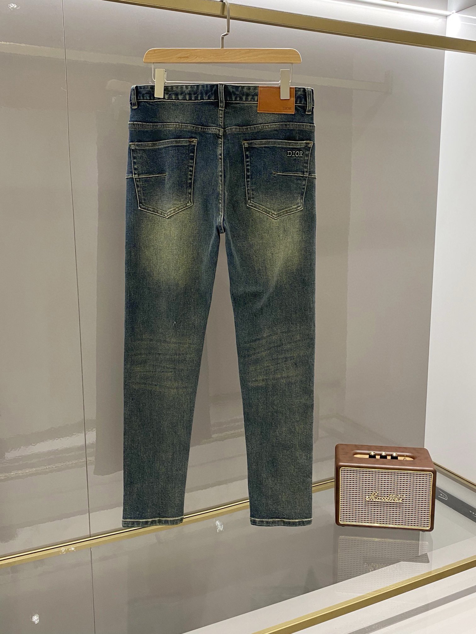 Dior En ligne
 Vêtements Jeans Replice Shop
 Bleu Hommes Tissu de coton bleu Collection automne – hiver Fashion Peu importe