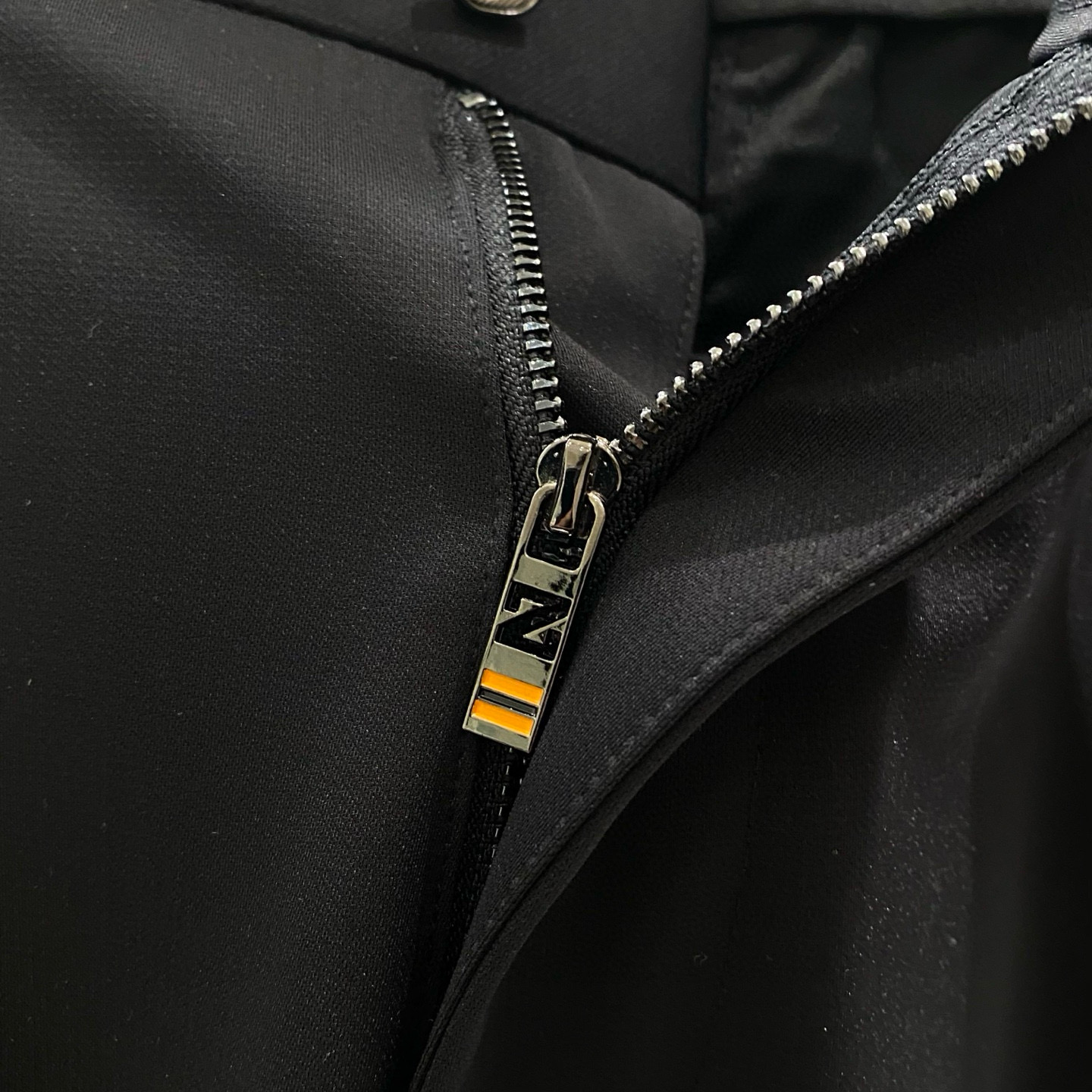 P528 BLACK MALE HIGH-END BUSINESS LEISURE, LIGHT AND PURE COTTON PANTS, DETAILS - 图片 8