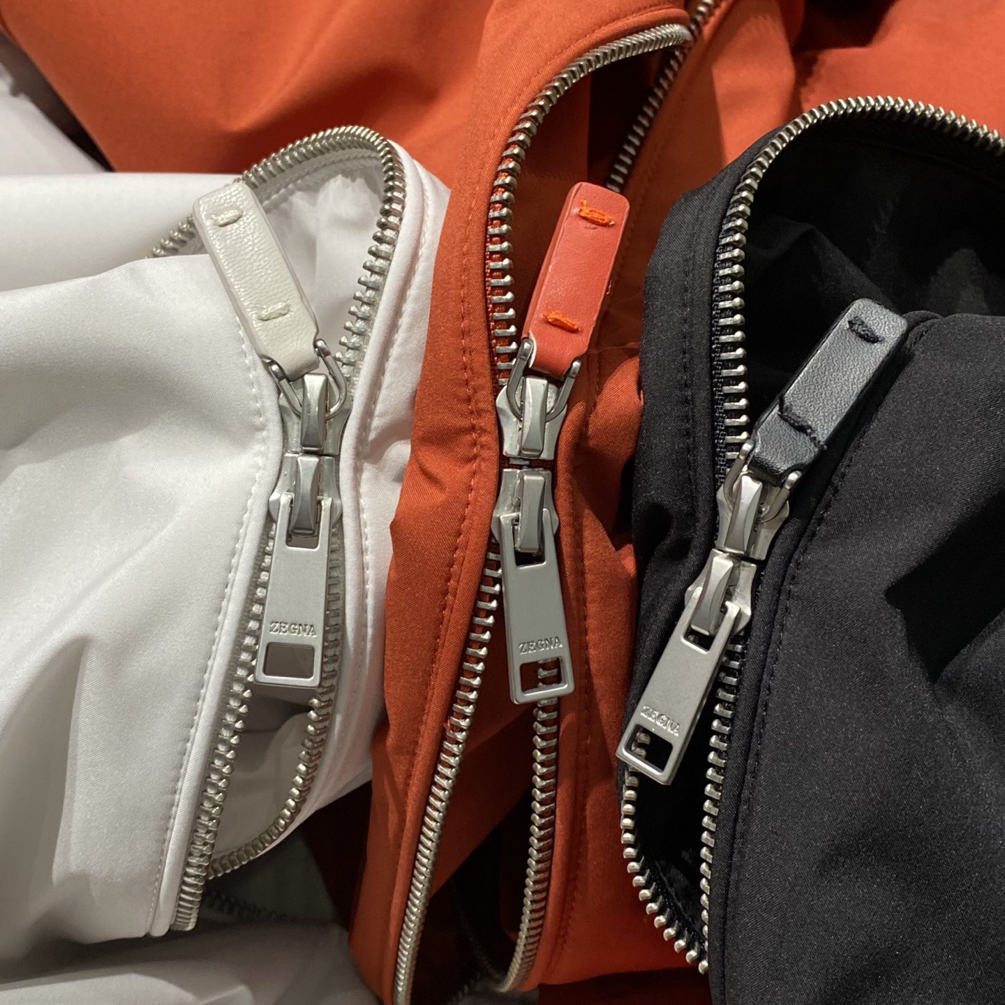 三色高端品质时尚休闲立领薄棉夹克外套