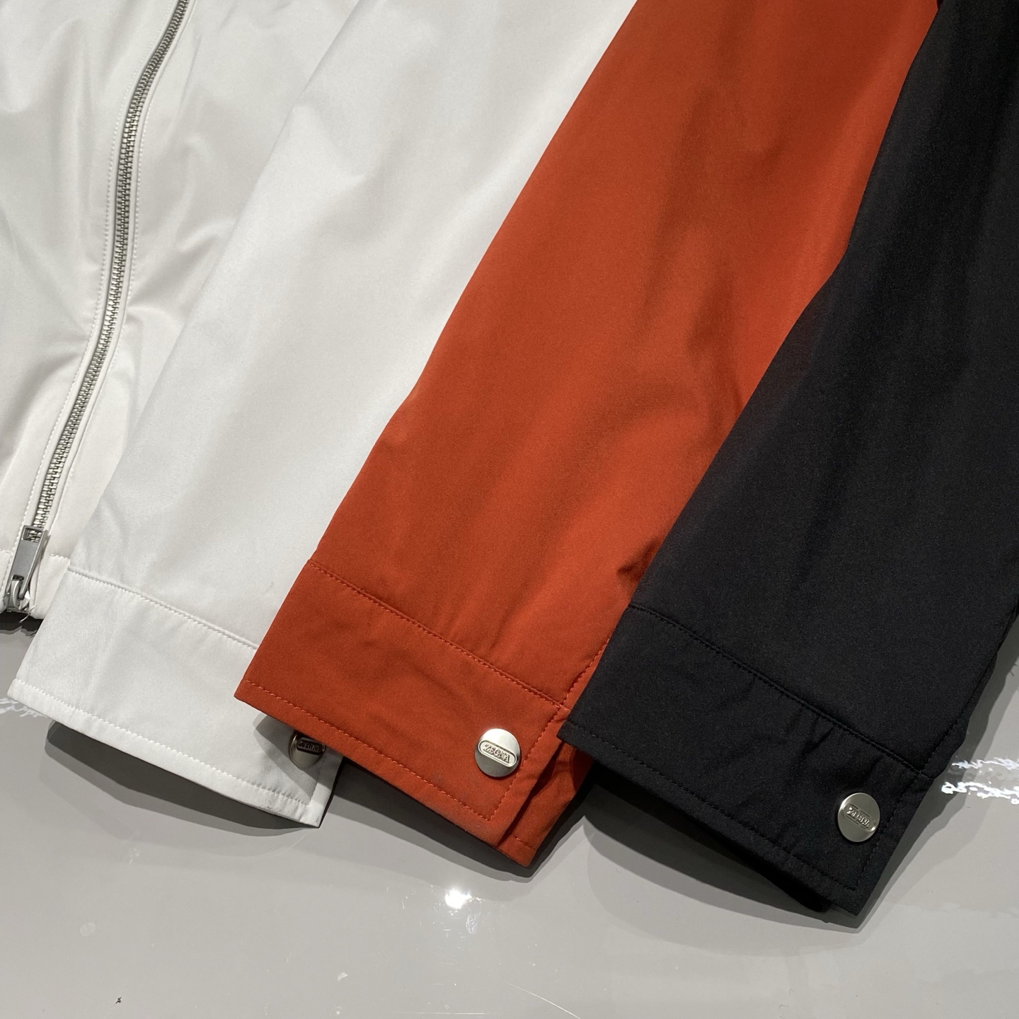 三色高端品质时尚休闲立领薄棉夹克外套