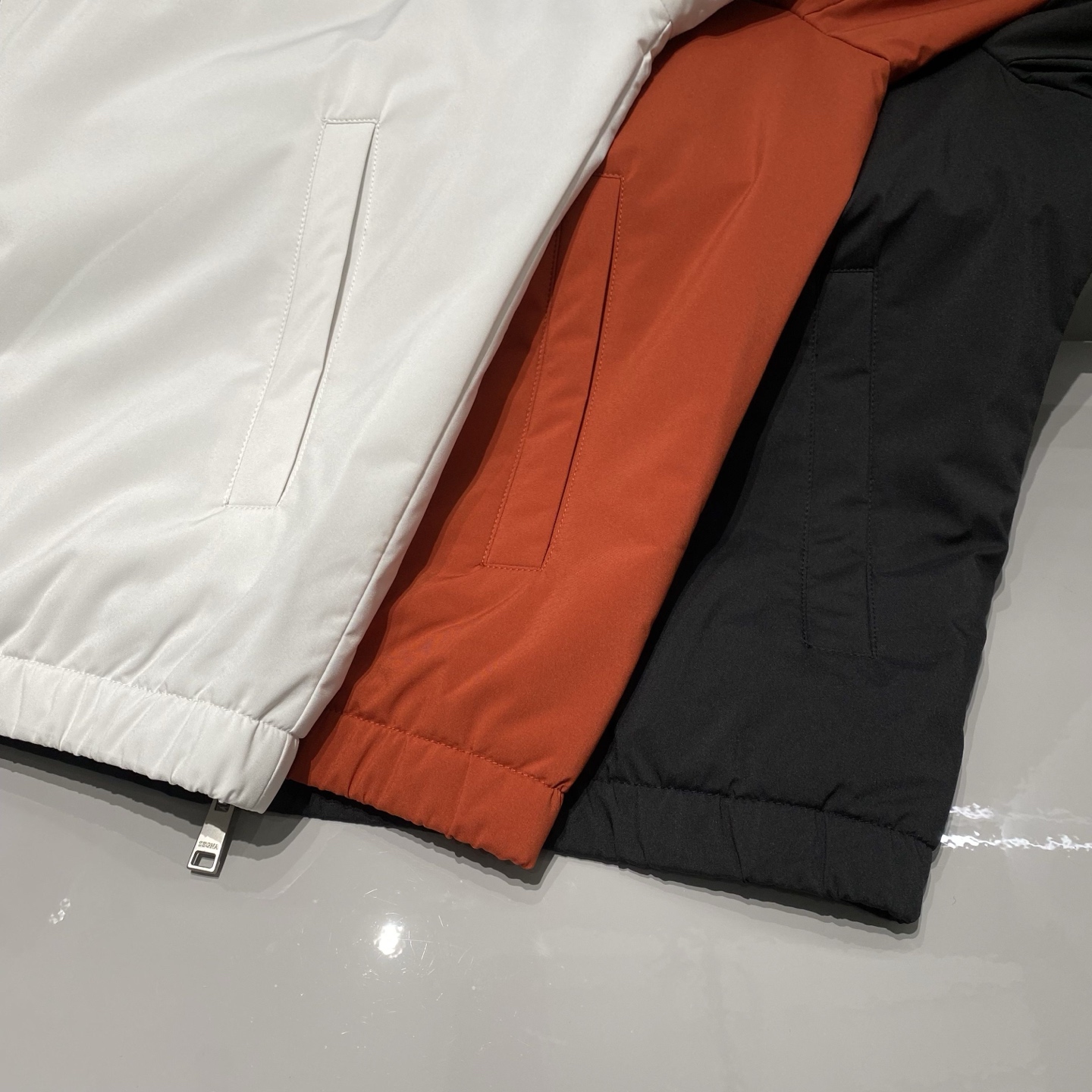 三色高端品质时尚休闲立领薄棉夹克外套