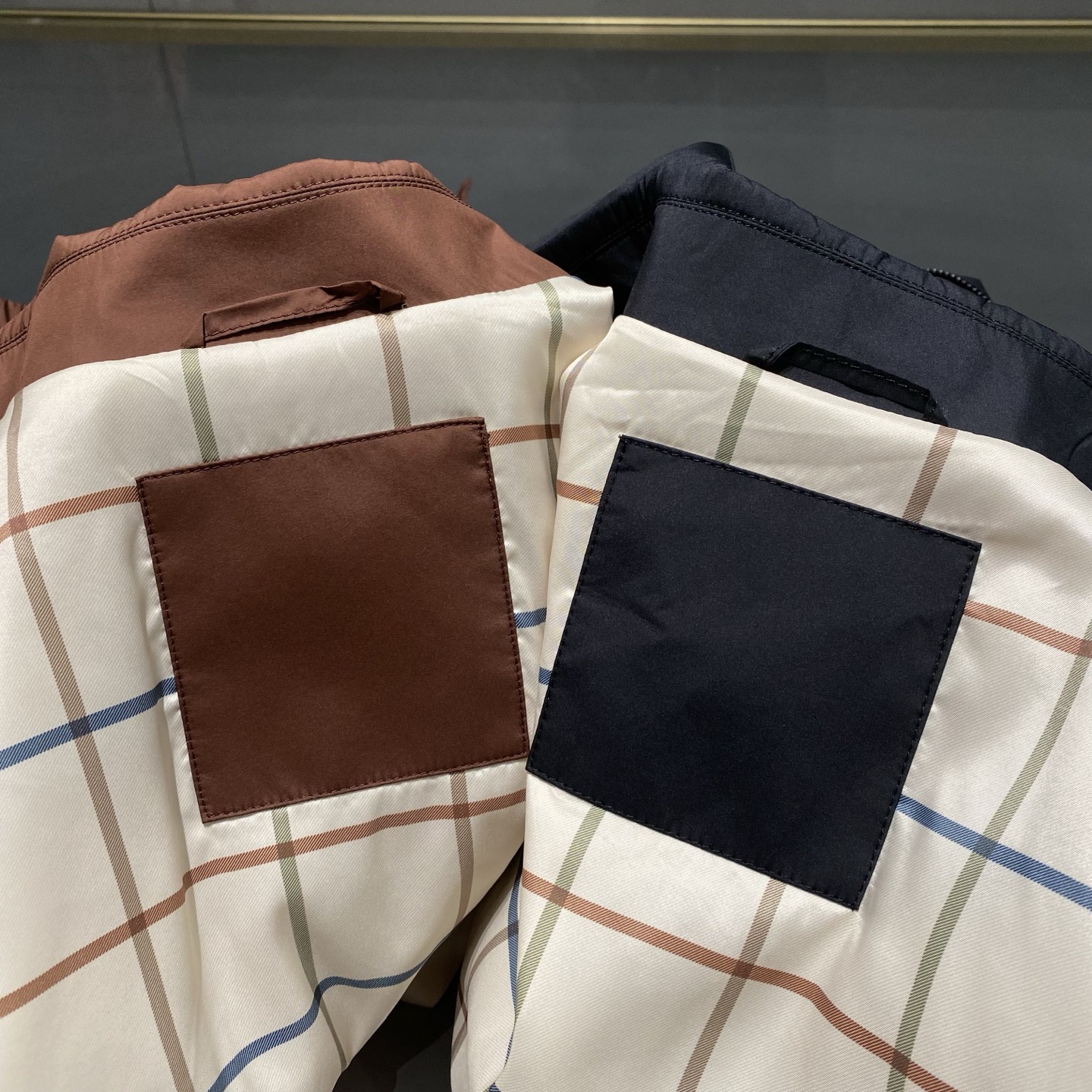 两色高端品质轻商务休闲翻领夹克外套