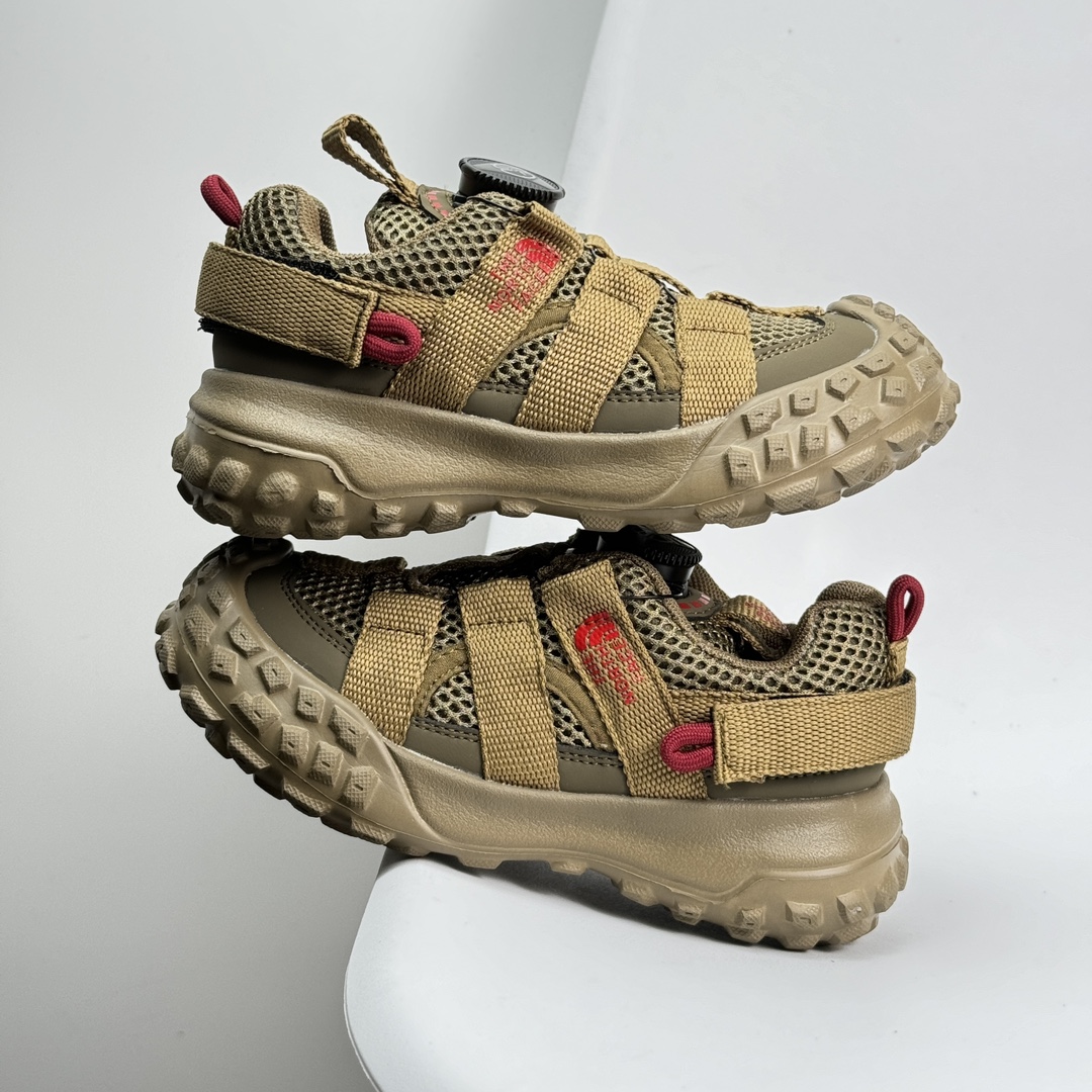 图片[2]-北面童鞋EN\’S HEDGEHOG HIKEI IWP北面 春秋季新款男女童老爹旋转纽扣网面透气运动鞋 尺码：26-37 079JGD！-选品中心