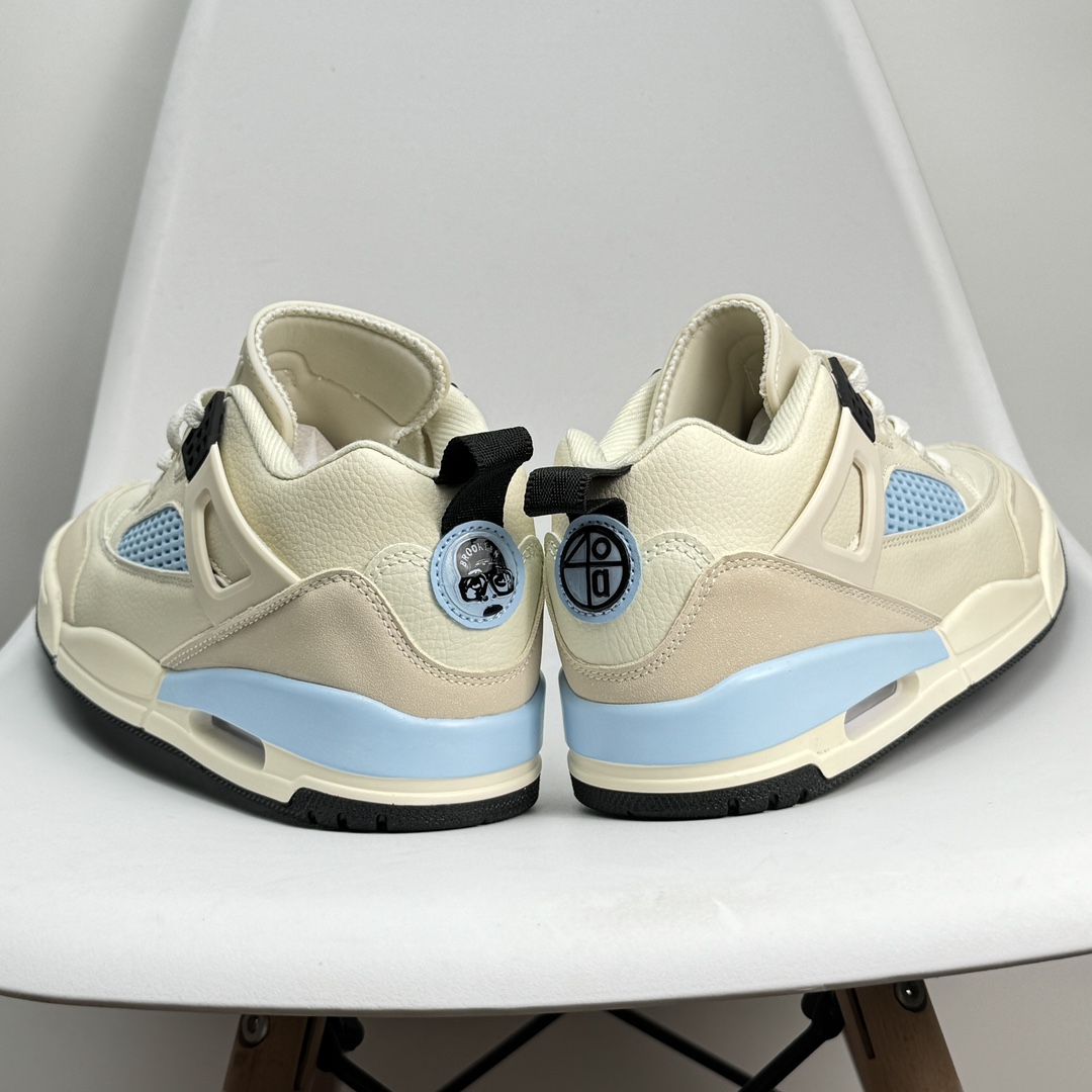 💰120 Jordan Air Jordan 4 "Pine Green"名款 AJ4 乔丹4代 aj4 乔4 绿白联名 乔丹篮球鞋系列 本次联名鞋款维持AirJordan4经典轮廓，鞋身以白色为主，细节部分选用绿色点缀，鞋头部分还带有灰色麂皮覆盖，鞋底部分采用复古感十足的牛筋底，成功营造清爽氛围，并于鞋舌背面、Flight 字样、鞋带扣、中底区域、鞋后跟、拉环注入主题色「Pine Green」，其余细节则能留意经典红色Jumpman Logo，灰色绒面革覆盖层与生胶大底。当然最大亮点便是后跟的Nike SB Logo及为双方打造的特殊鞋盒，极具纪念意义 36-45半 522JHD