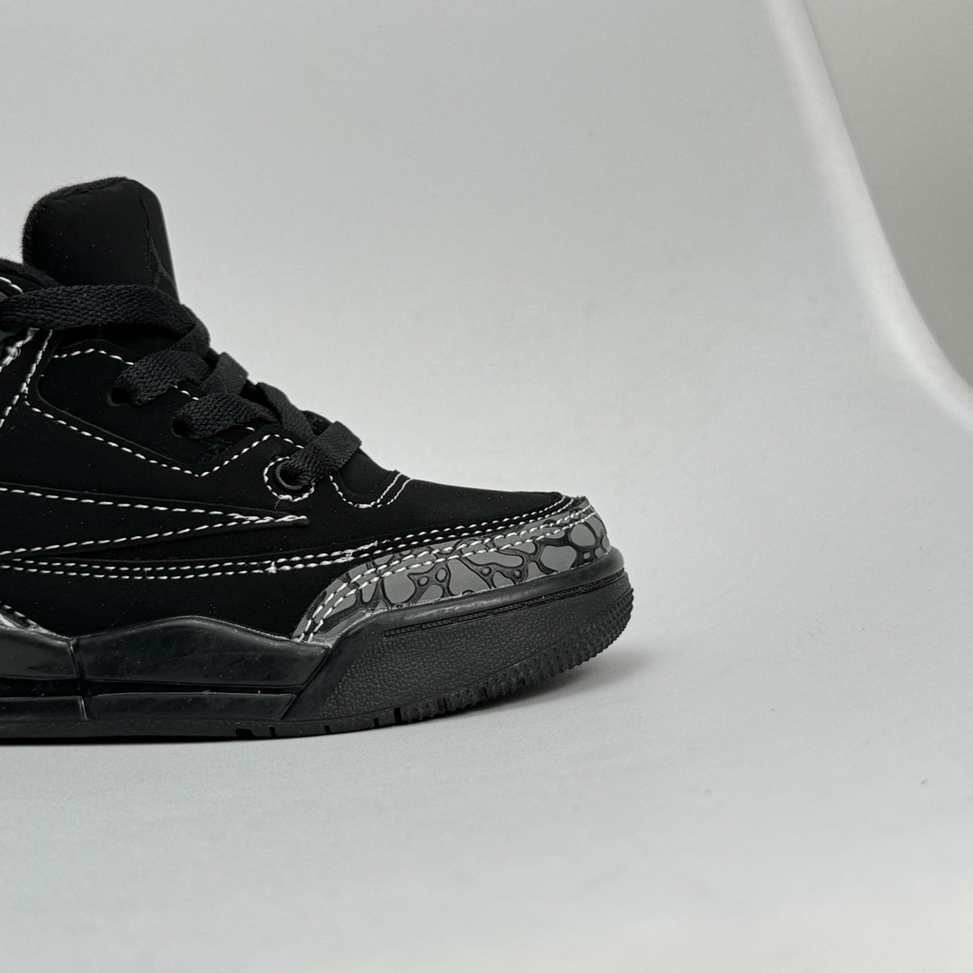 图片[9]-乔3倒钩 童鞋码数24-37 公司级✅Air Jordan 3 JTH Justin Timberlake&Tinker Hatfheld 白手稿联名 AJ3 1乔丹3代 aj3 乔3 白手稿 乔丹篮球鞋系列 这款鞋不仅完美再现了白棕水泥White Cement的经典气质，鞋身侧边的Swoosh,更是还原了设计师TinkerHatfield的原始手稿。同时带有3M反光效果，让人炫目！！！ 079JJD-选品中心