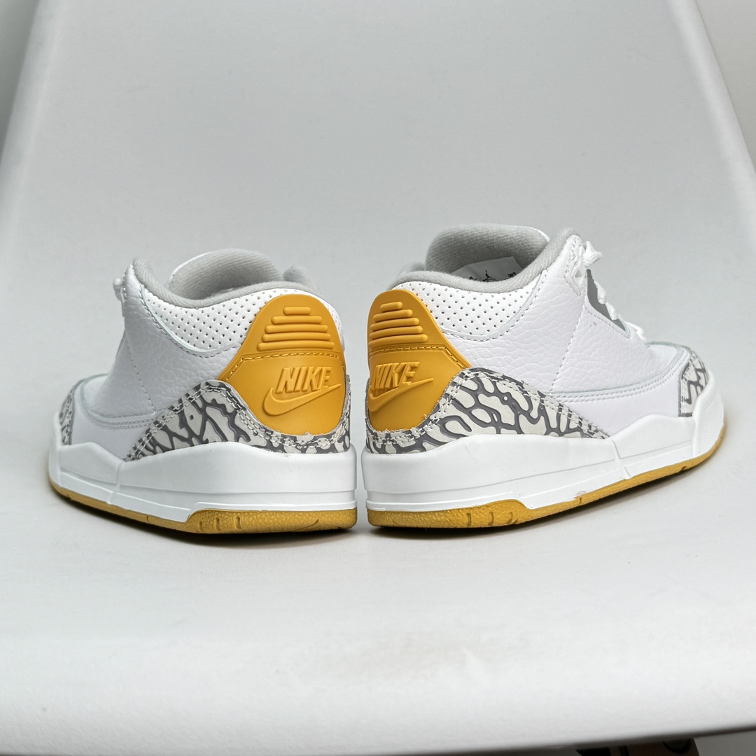 图片[8]-童鞋码数24-37 公司级✅Air Jordan 3 JTH Justin Timberlake&Tinker Hatfheld 白手稿联名 AJ3 1乔丹3代 aj3 乔3 白手稿 乔丹篮球鞋系列 这款鞋不仅完美再现了白棕水泥White Cement的经典气质，鞋身侧边的Swoosh,更是还原了设计师TinkerHatfield的原始手稿。同时带有3M反光效果，让人炫目！！！ 079JJD-选品中心