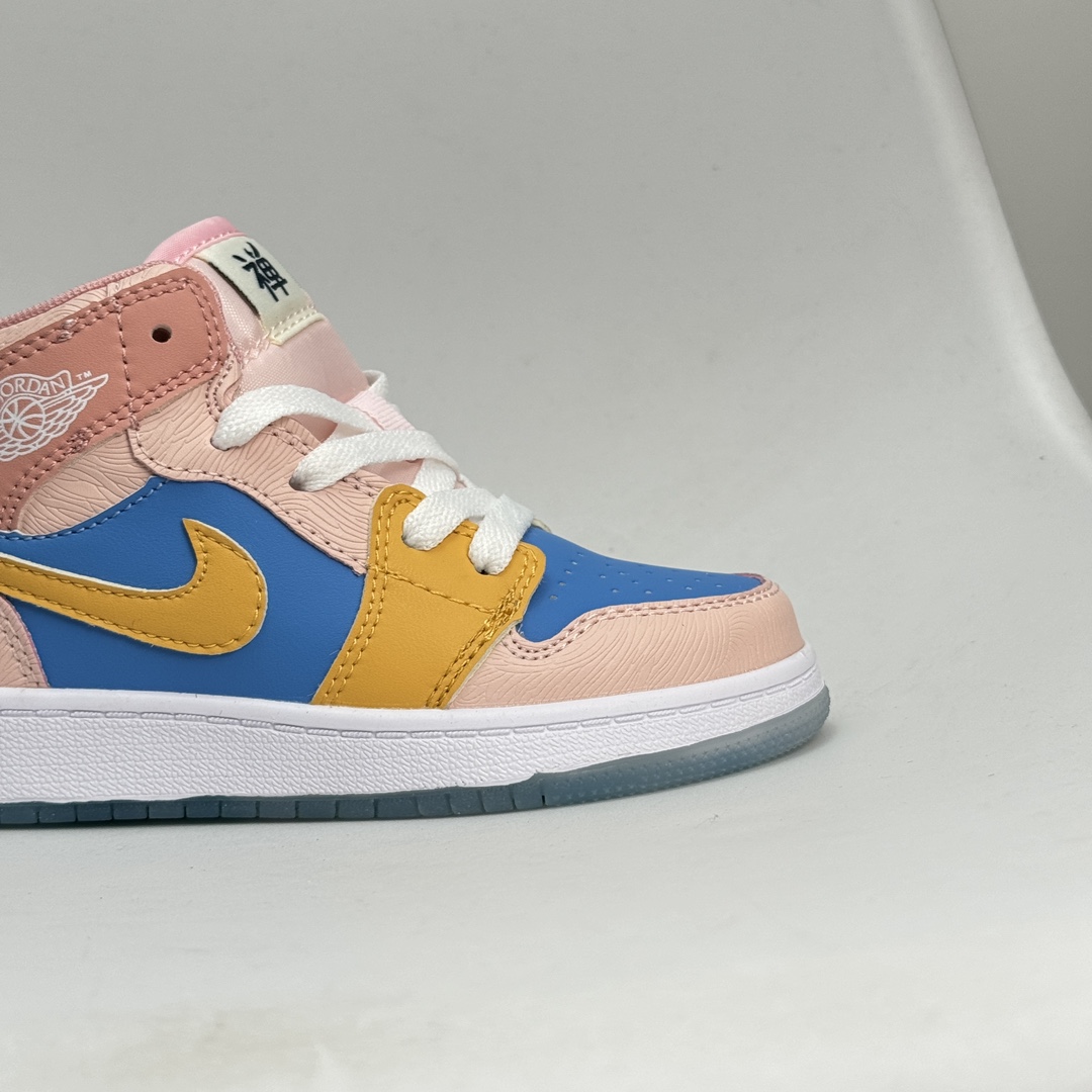 图片[9]-Jordan/乔丹 童鞋版本上线👣你家有个fashion宝贝👶🏻耐克Air Jordan Brand 1 Mid GS\”Hulk\”AJ1乔丹一代低帮经典复古文化休闲运动篮球鞋“乔1低邦童鞋系列” 类型：低邦童鞋 尺码：22 23 24 25 26 27 28 29 30 31 32 33 34 35 36 37 079DND-选品中心