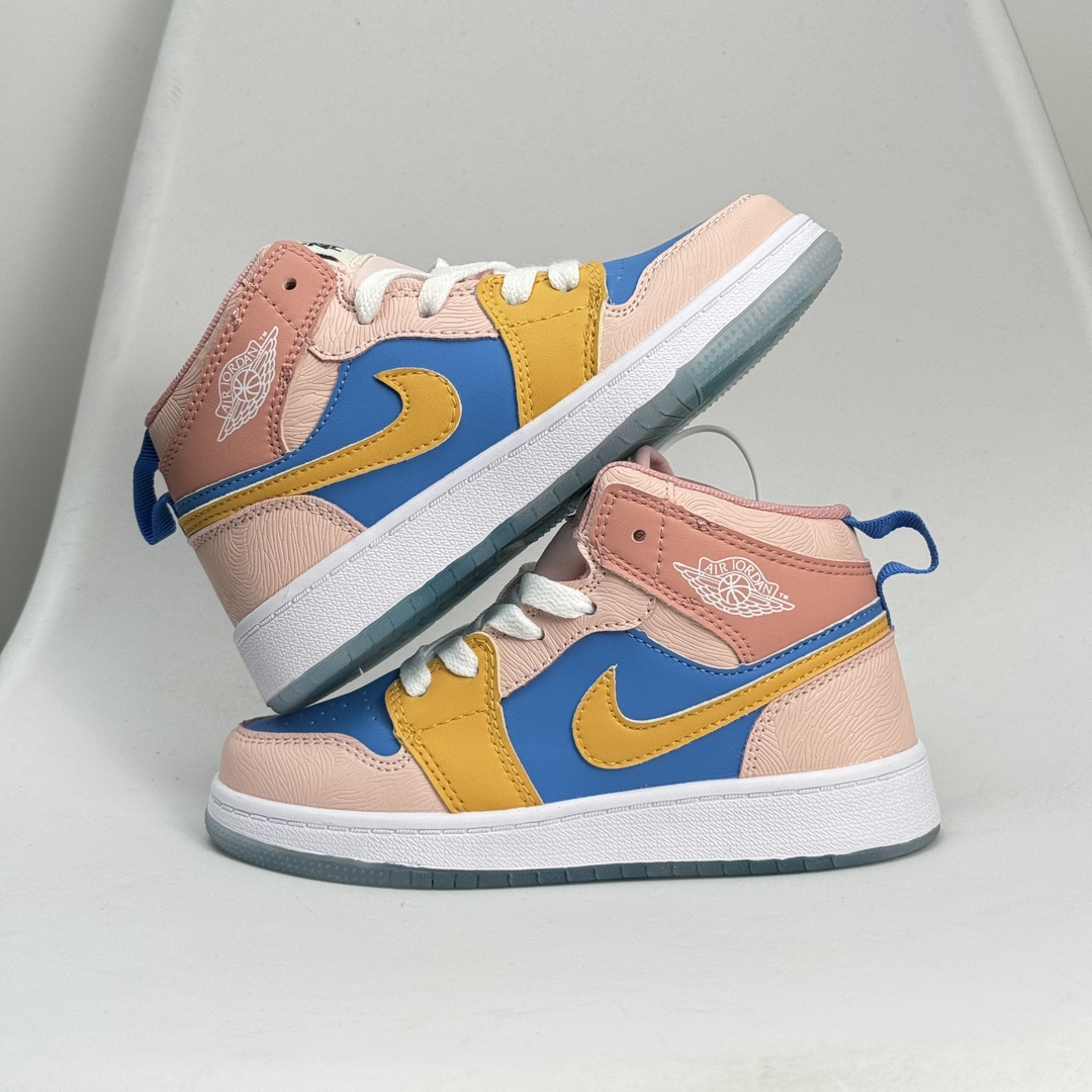 图片[2]-Jordan/乔丹 童鞋版本上线👣你家有个fashion宝贝👶🏻耐克Air Jordan Brand 1 Mid GS\”Hulk\”AJ1乔丹一代低帮经典复古文化休闲运动篮球鞋“乔1低邦童鞋系列” 类型：低邦童鞋 尺码：22 23 24 25 26 27 28 29 30 31 32 33 34 35 36 37 079DND-选品中心