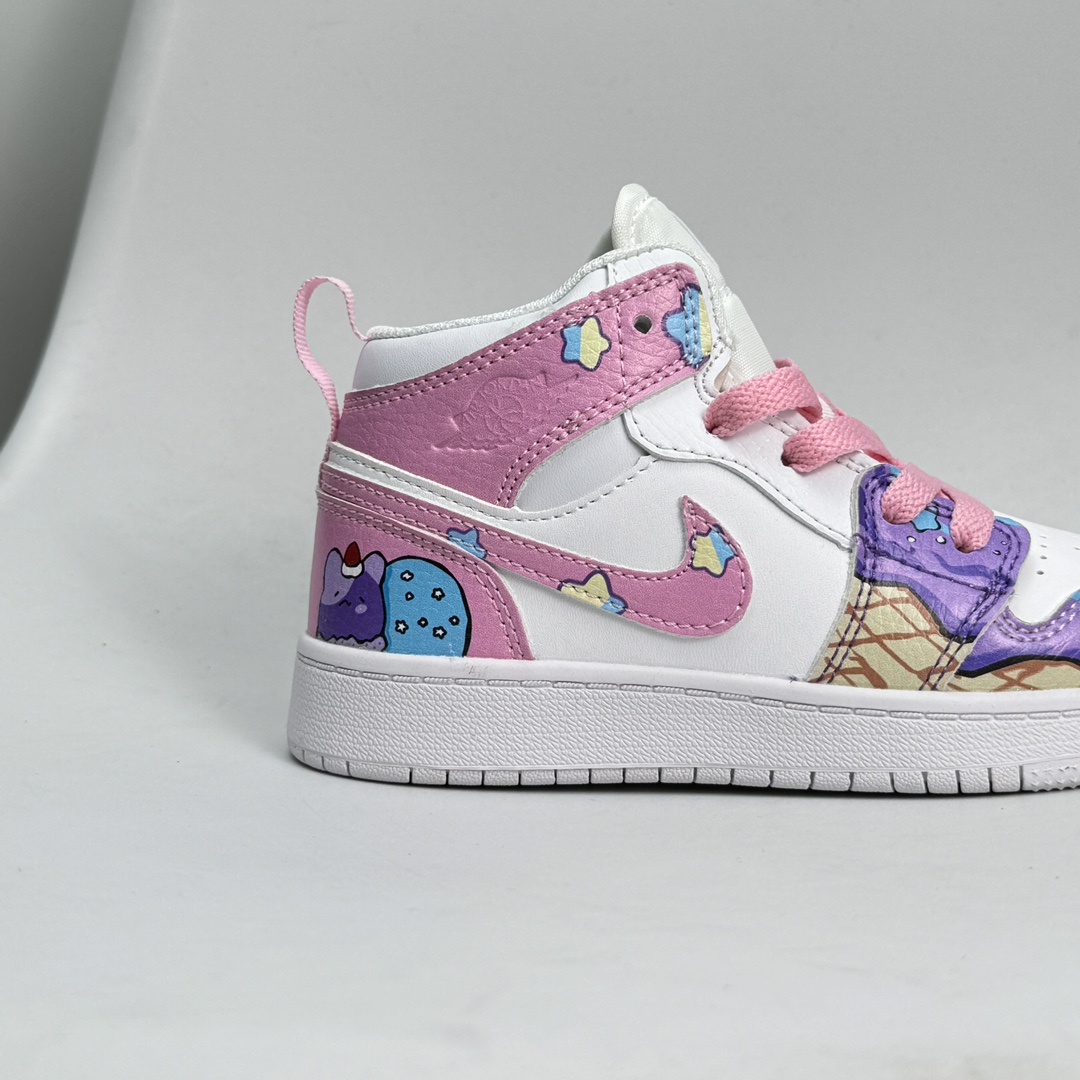 图片[8]-Jordan/乔丹 童鞋版本上线👣你家有个fashion宝贝👶🏻耐克Air Jordan Brand 1 Mid GS\”Hulk\”AJ1乔丹一代低帮经典复古文化休闲运动篮球鞋“乔1低邦童鞋系列” 类型：低邦童鞋 尺码：22 23 24 25 26 27 28 29 30 31 32 33 34 35 36 37 079DND-选品中心