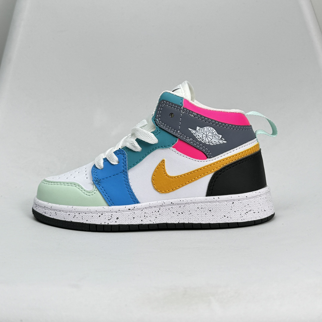 图片[5]-Jordan/乔丹 童鞋版本上线👣你家有个fashion宝贝👶🏻耐克Air Jordan Brand 1 Mid GS\”Hulk\”AJ1乔丹一代低帮经典复古文化休闲运动篮球鞋“乔1低邦童鞋系列” 类型：低邦童鞋 尺码：22 23 24 25 26 27 28 29 30 31 32 33 34 35 36 37 079DND-选品中心