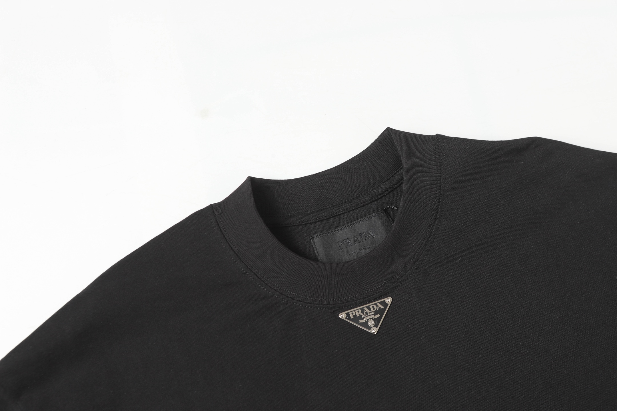 Custom Prada Foundation Pentagram Shorts T-Shirt: Top-Quality, Customized Design, 280g Cotton - 图片 3