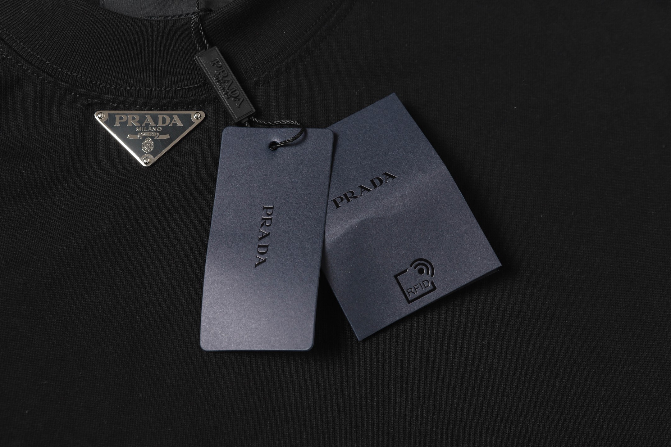 Custom Prada Foundation Pentagram Shorts T-Shirt: Top-Quality, Customized Design, 280g Cotton - 图片 5